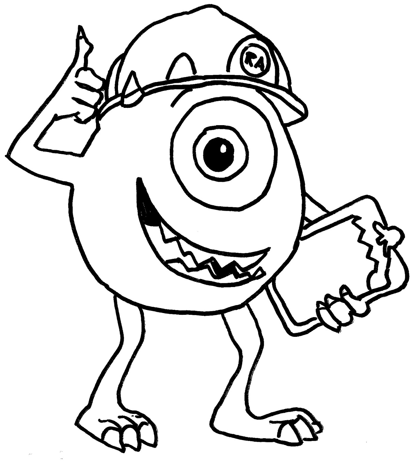 Disney Coloring Pages Pictures Monsters Inc Coloring Pages