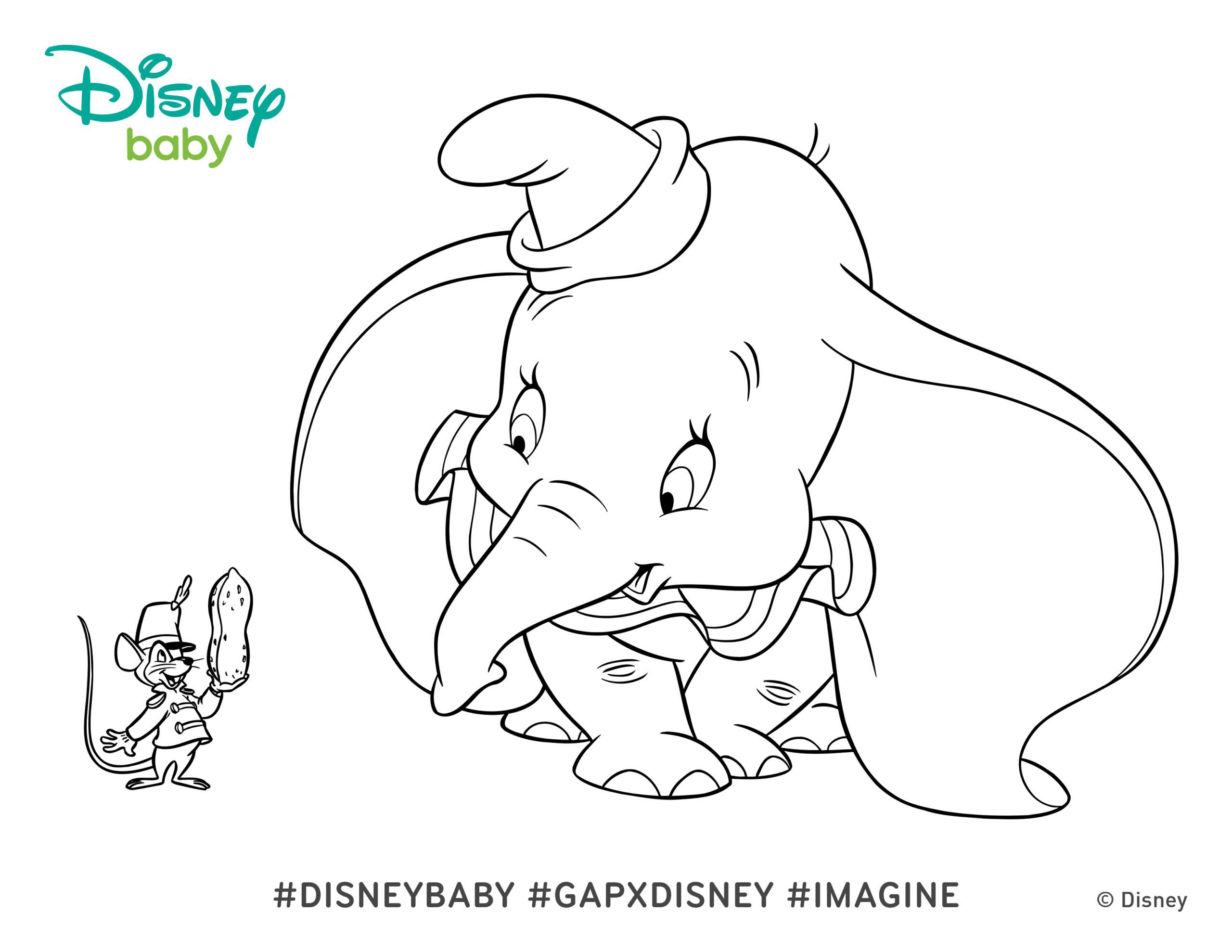Disney Dumbo Coloring Pages At GetDrawings Free Download