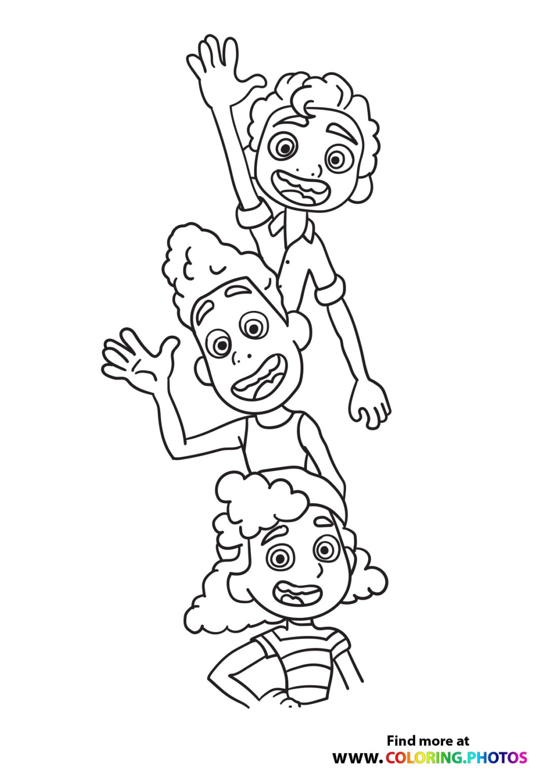 Disney Luca Coloring Pages Coloring Pages For Kids Free And Easy Print