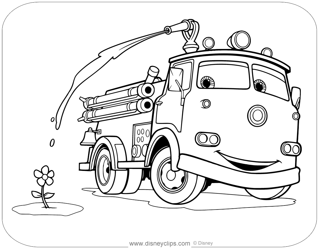 Disney Pixar S Cars Coloring Pages Disneyclips