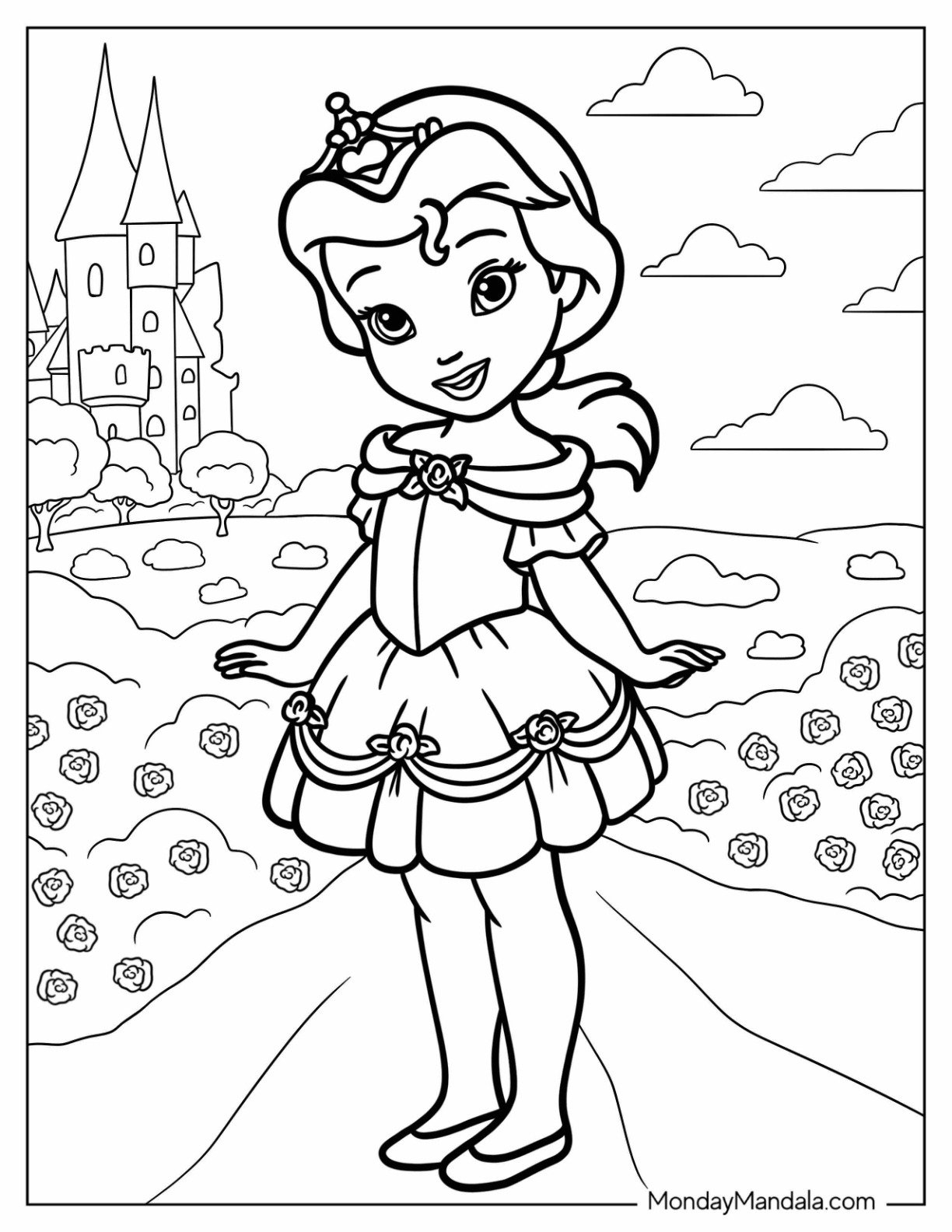 Disney Princess Coloring Pages For Girls
