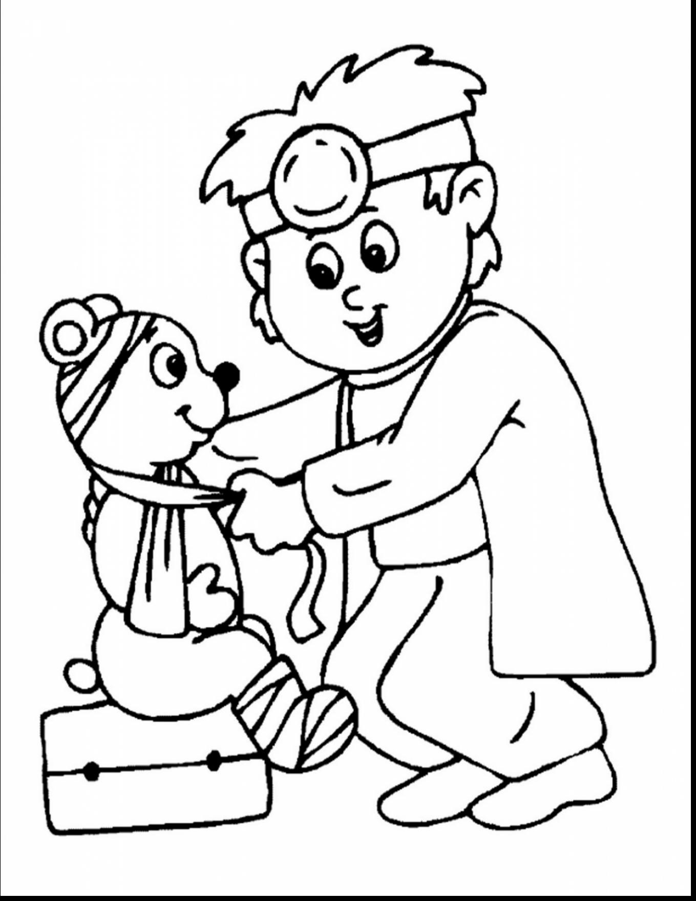 Doctor Coloring Pages For Preschool At GetDrawings Free Download