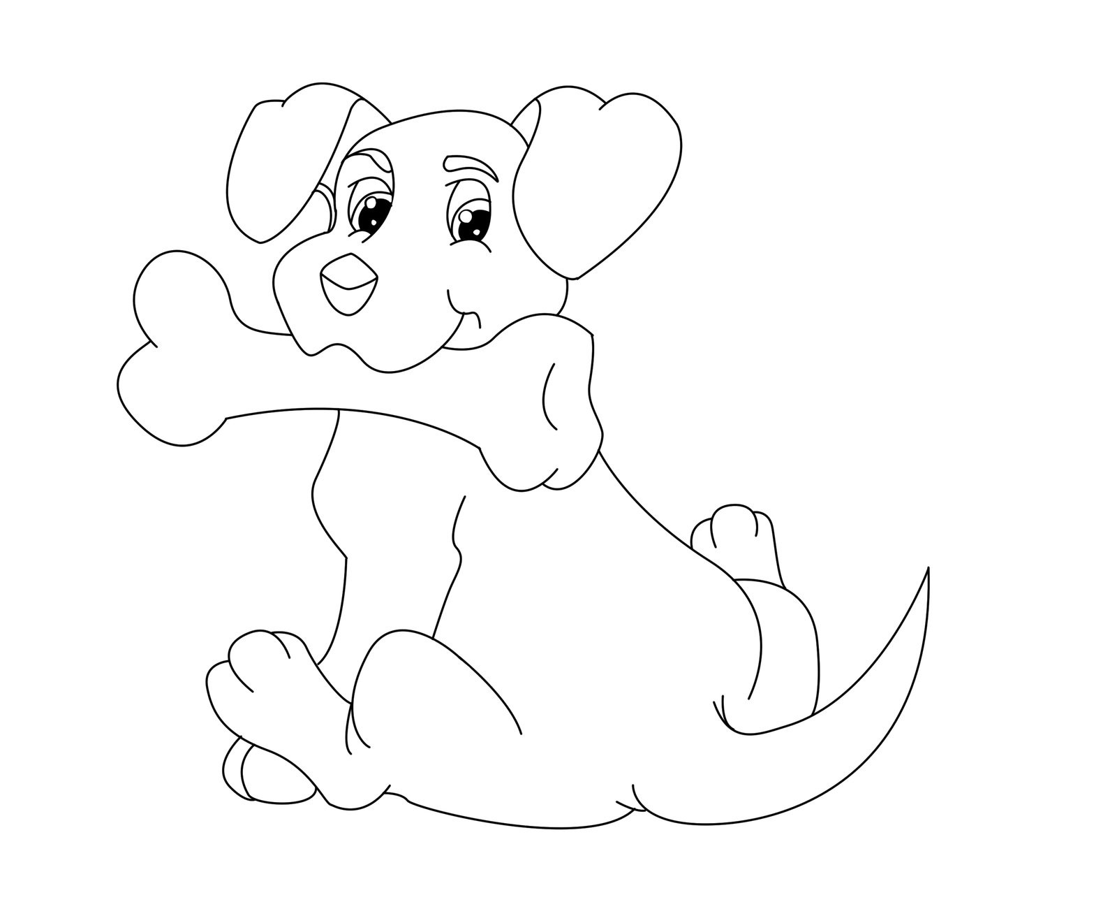 Dog Bone Coloring Page At GetColorings Free Printable Colorings Pages To Print And Color
