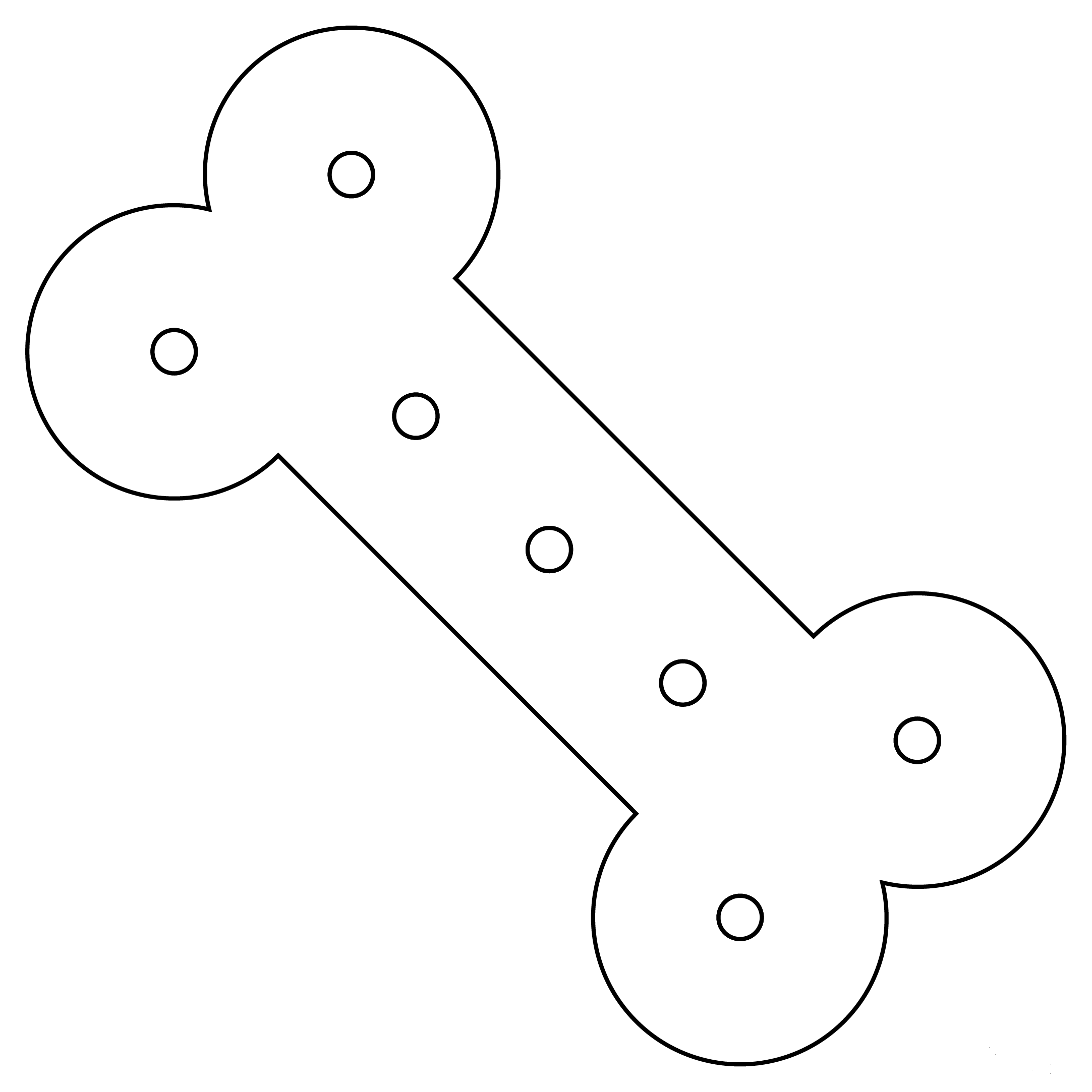 Dog Bone Coloring Page ColouringPages