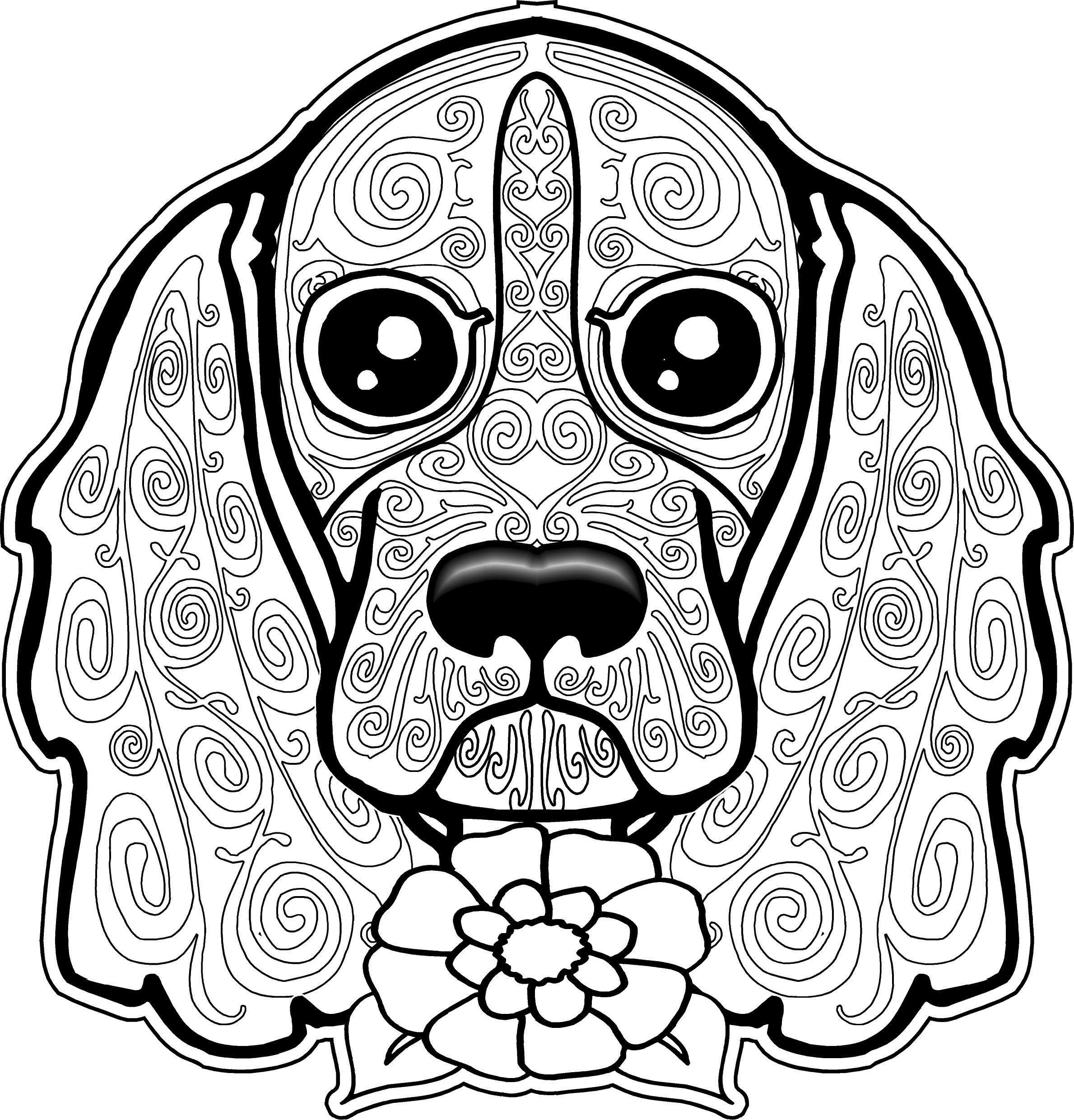 Dog Coloring Pages For Adults At GetColorings Free Printable Colorings Pages To Print And