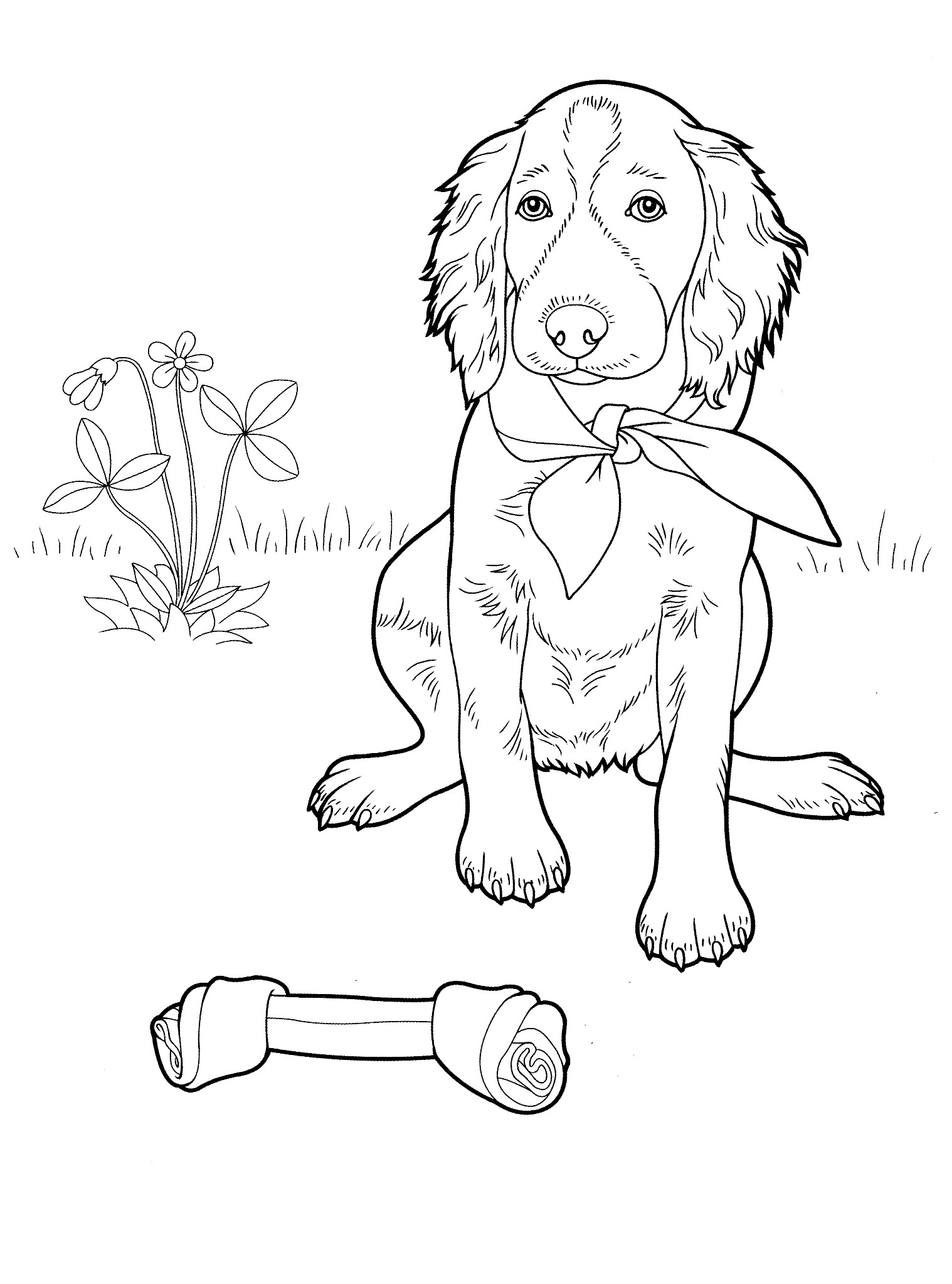 Hard Dog Coloring Pages Printable