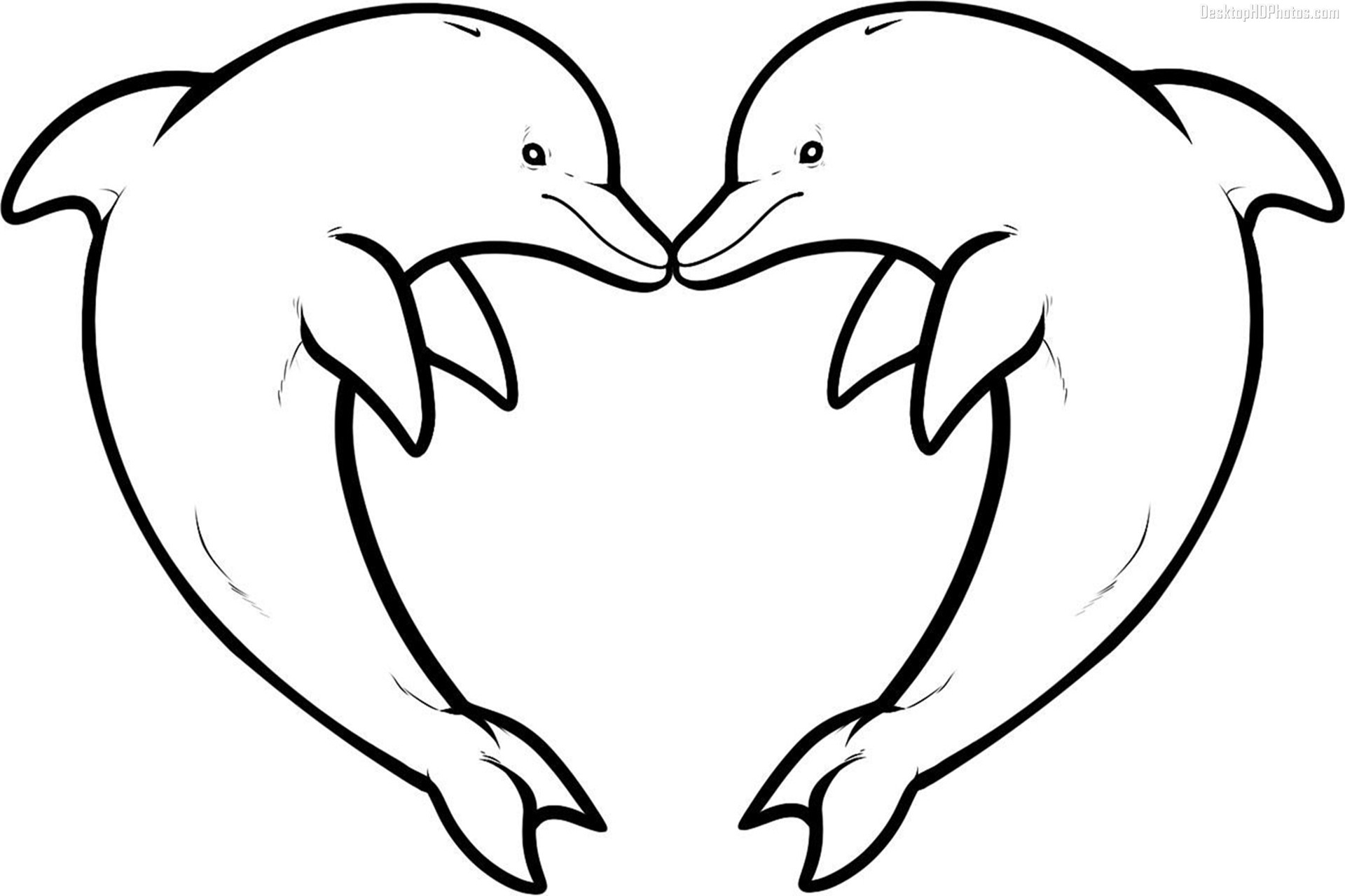 Dolphin Coloring Pages Download And Print For Free