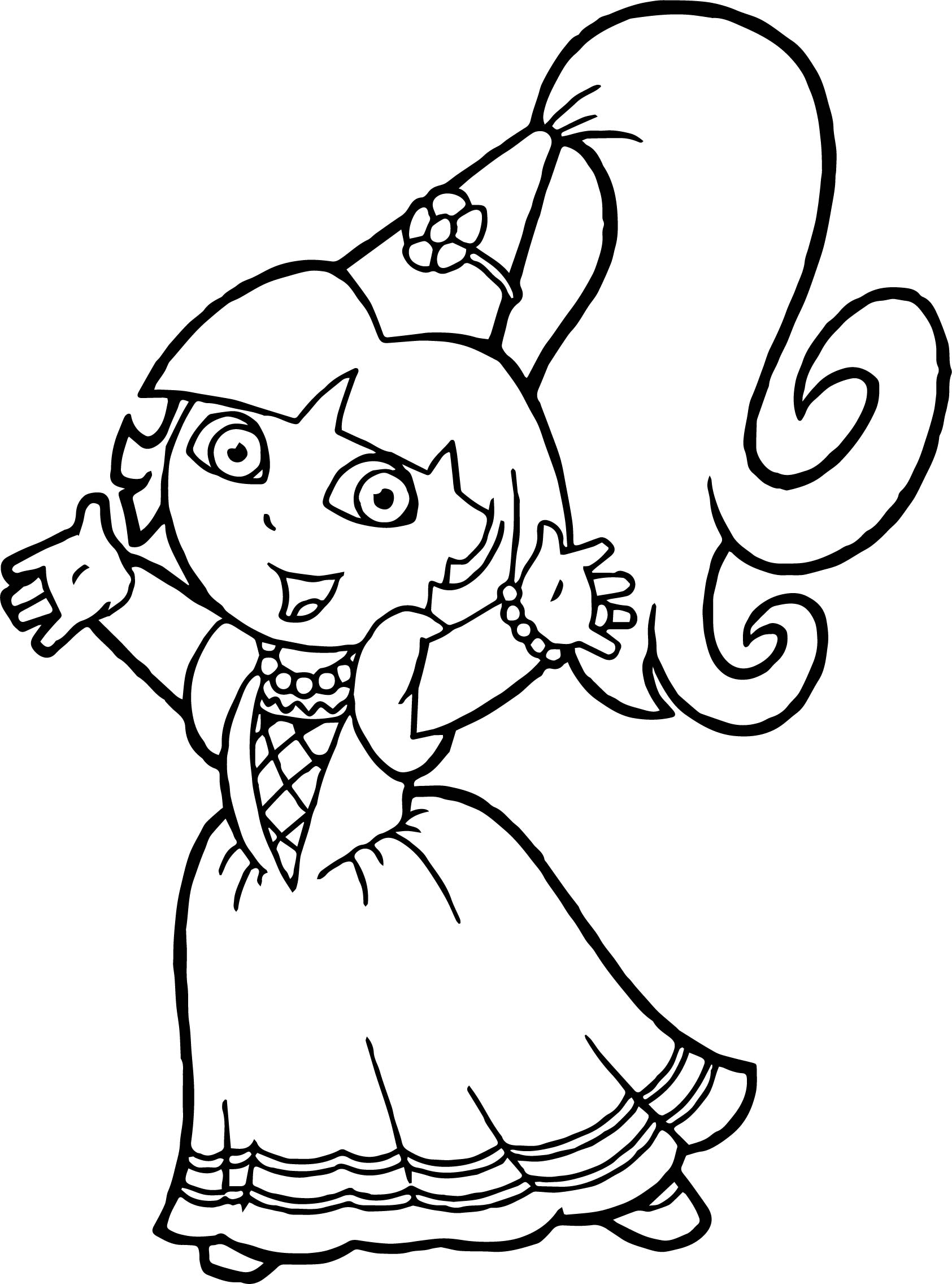 Dora Coloring Pages