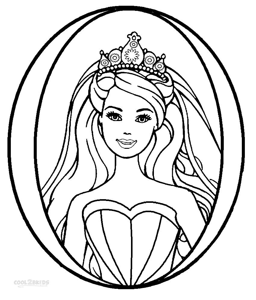 Download Barbie Coloring Pages For Girls Printable Pics COLORIST
