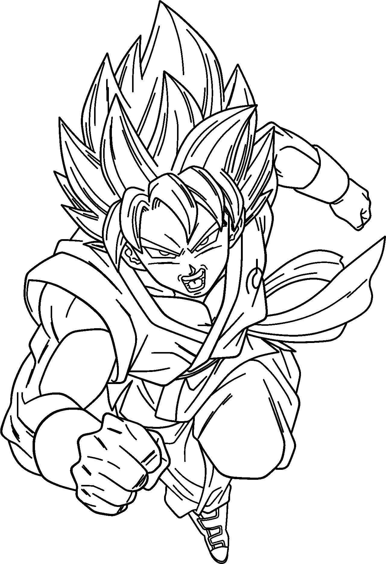 Dragon Ball Super Coloring Pages