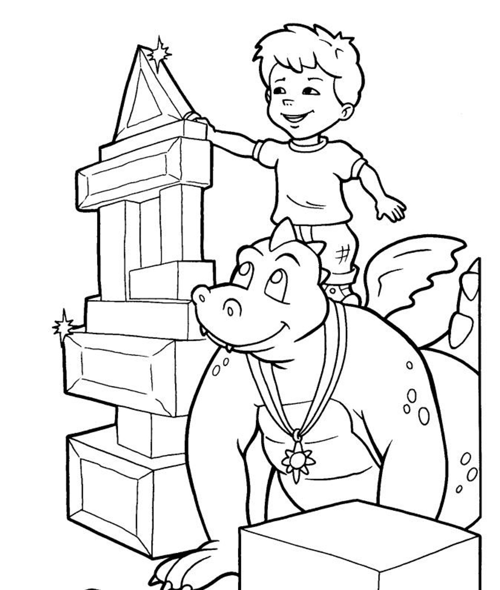 Dragon Tales Coloring Pages