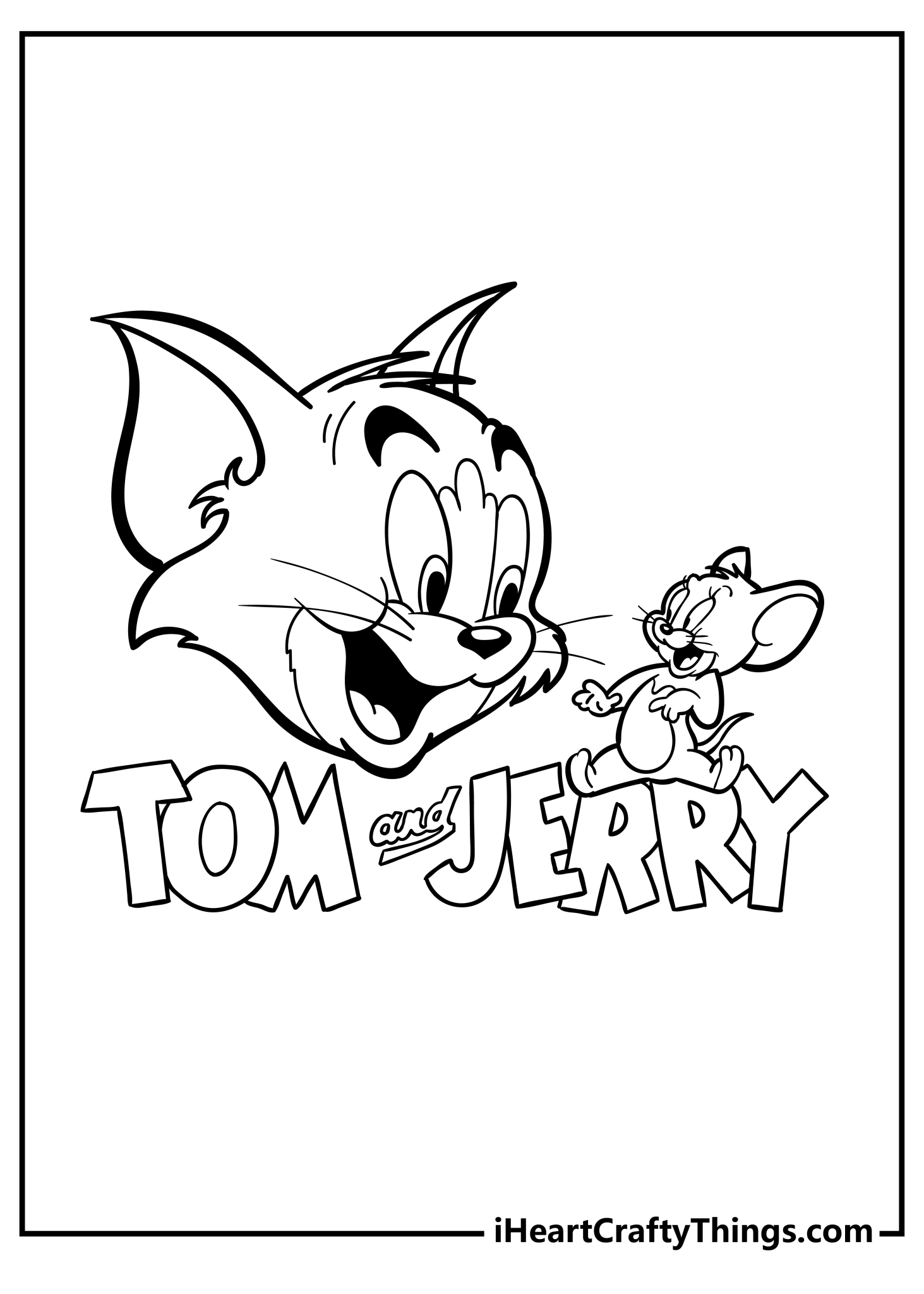 Drawings Tom And Jerry Cartoons Printable Coloring Pages Images And Photos Finder