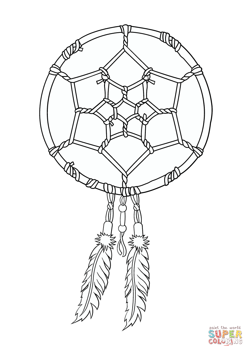 Dream Catcher Coloring Pages To Download And Print For Free