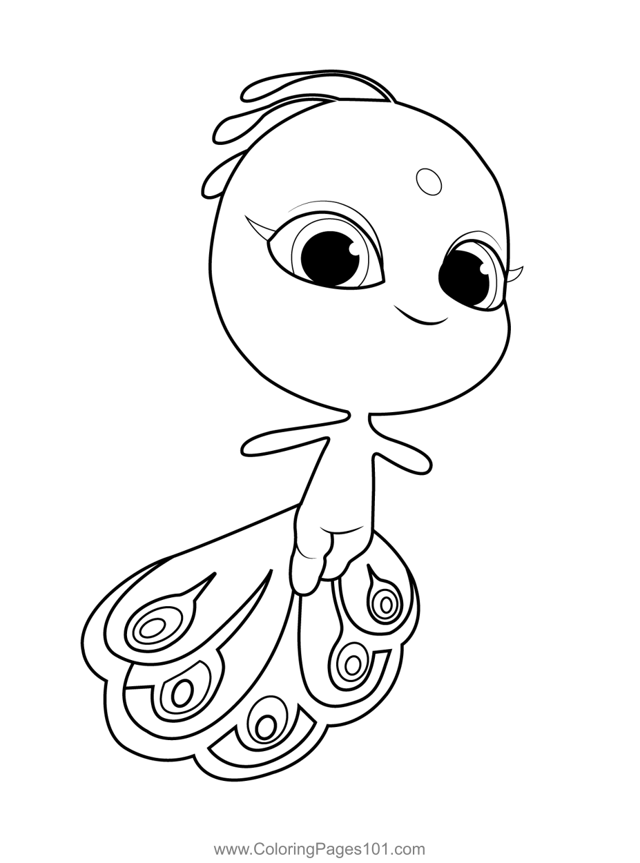 Duusu Kwami Miraculous Ladybug Coloring Page For Kids Free Miraculous Ladybug Printable