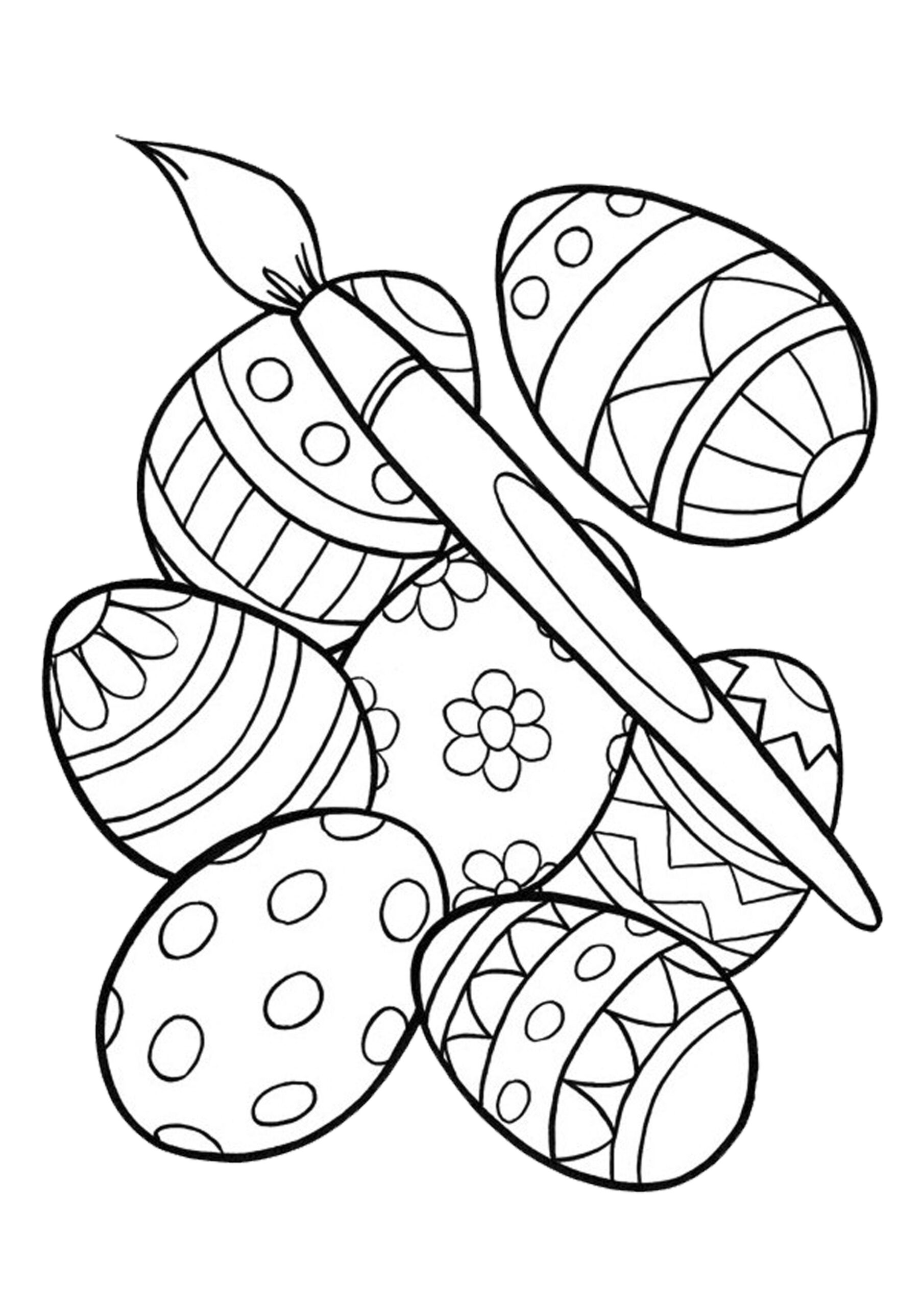 Easter Coloring Pages For Preschoolers Story The Dream
