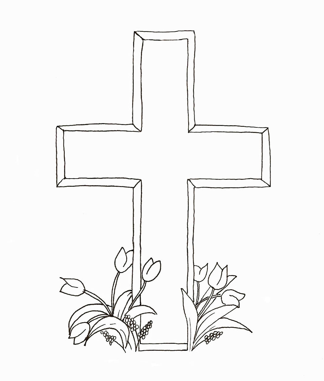 Easter Cross Coloring Pages Printable At GetColorings Free Printable Colorings Pages To