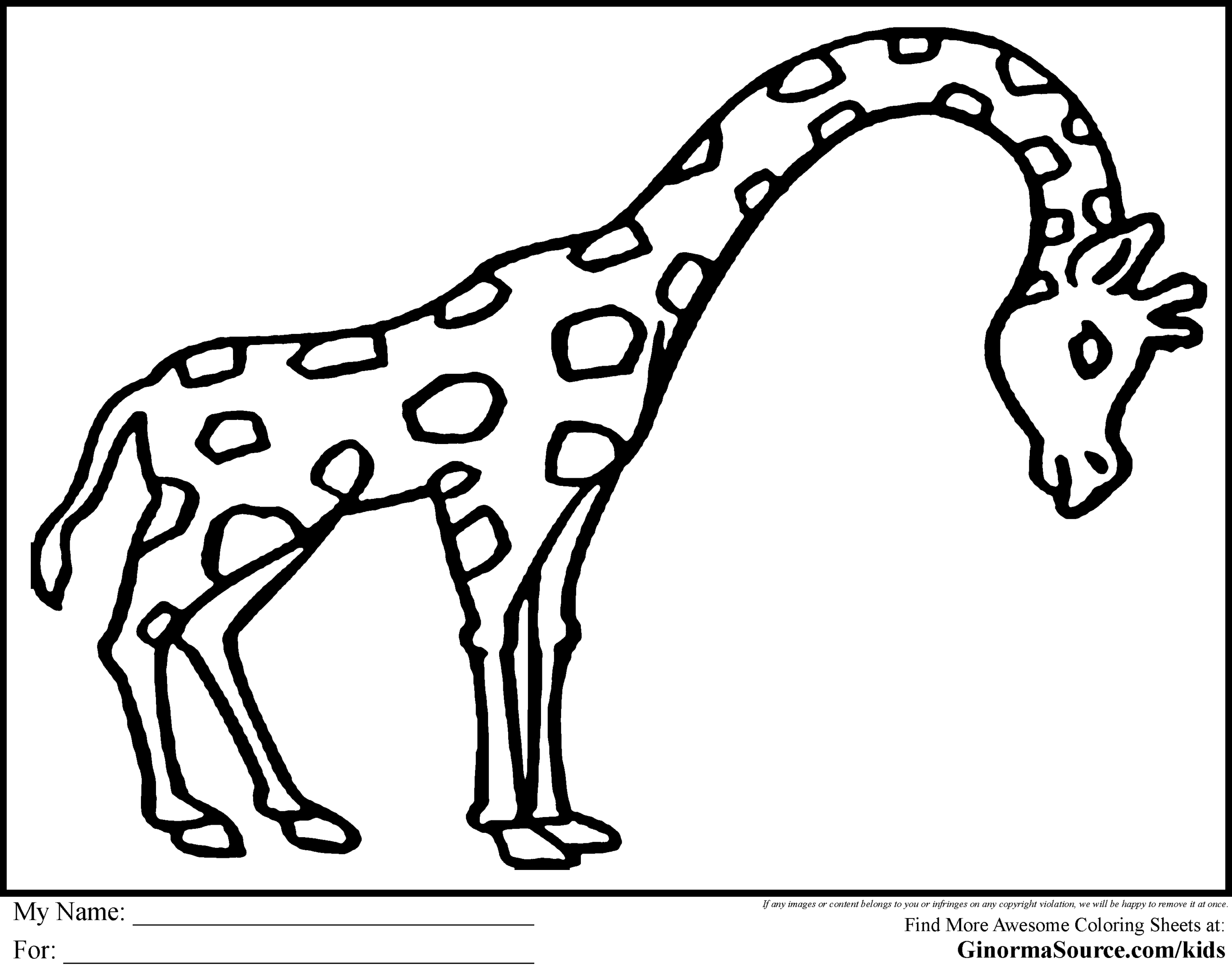 Easy Animal Coloring Pages For Kids Coloring Home