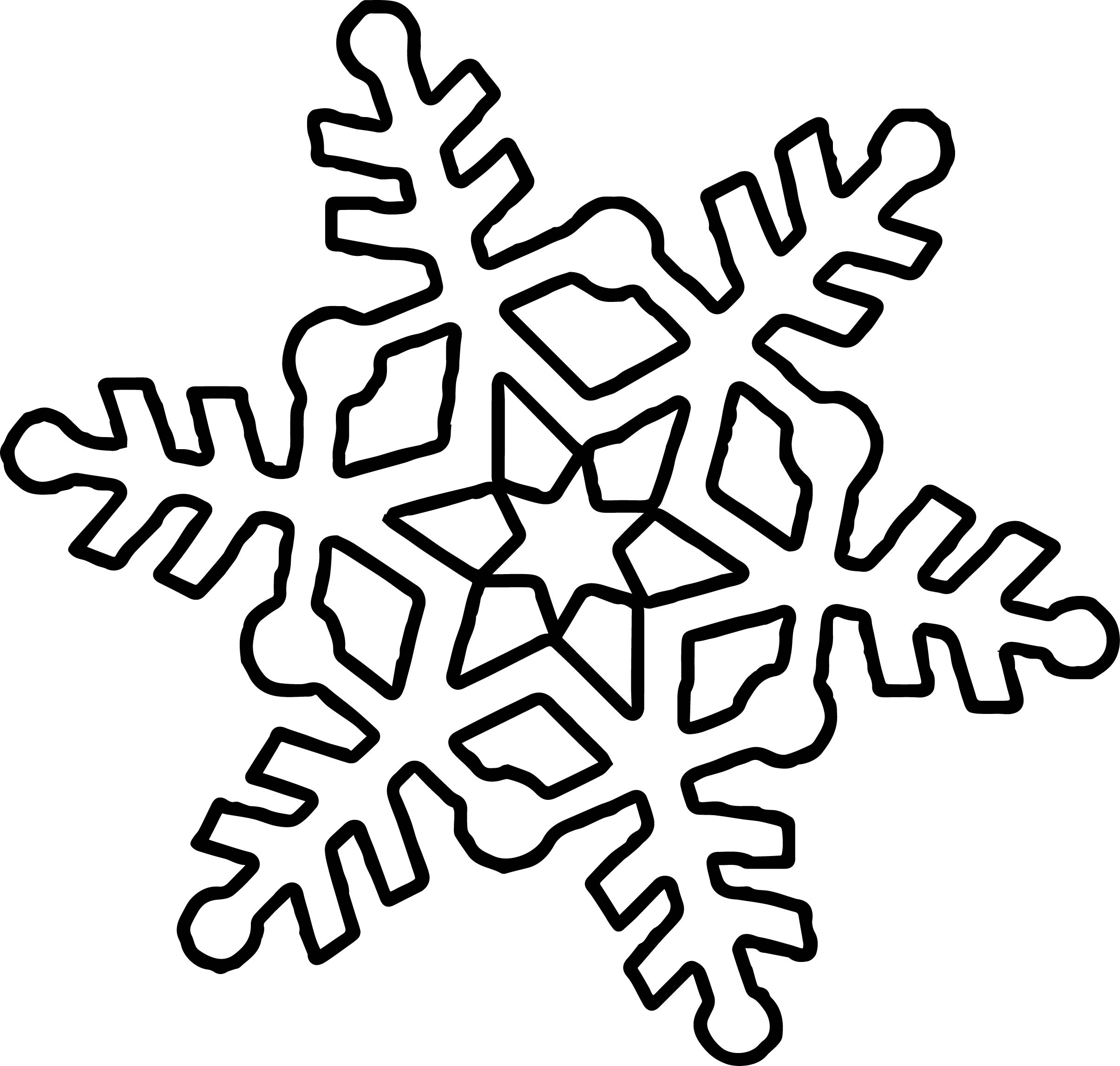 Snowflake Coloring Pages