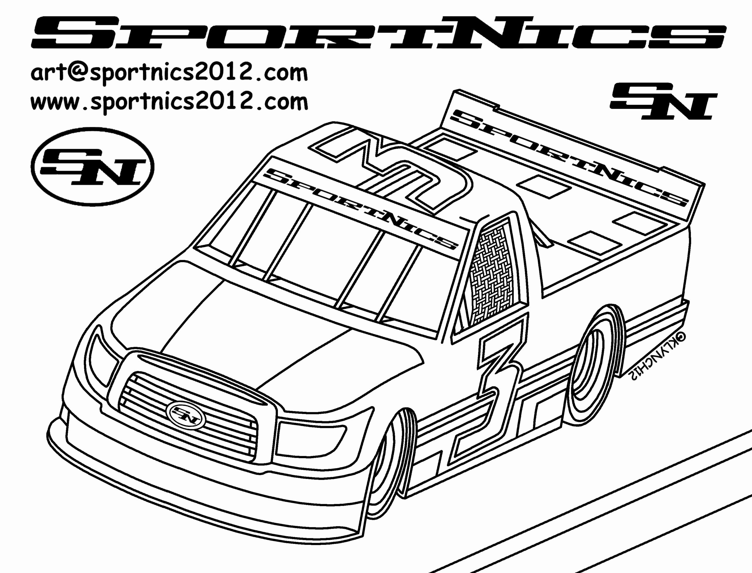 Jeff Gordon Coloring Pages