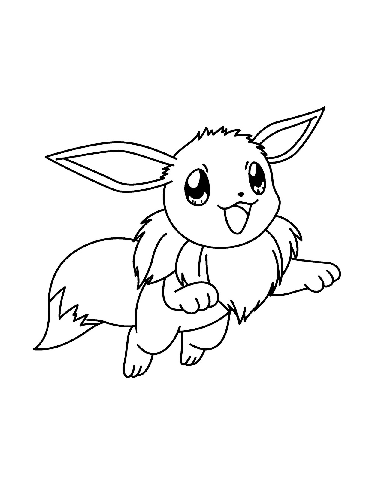 Pokemon Coloring Pages Eevee