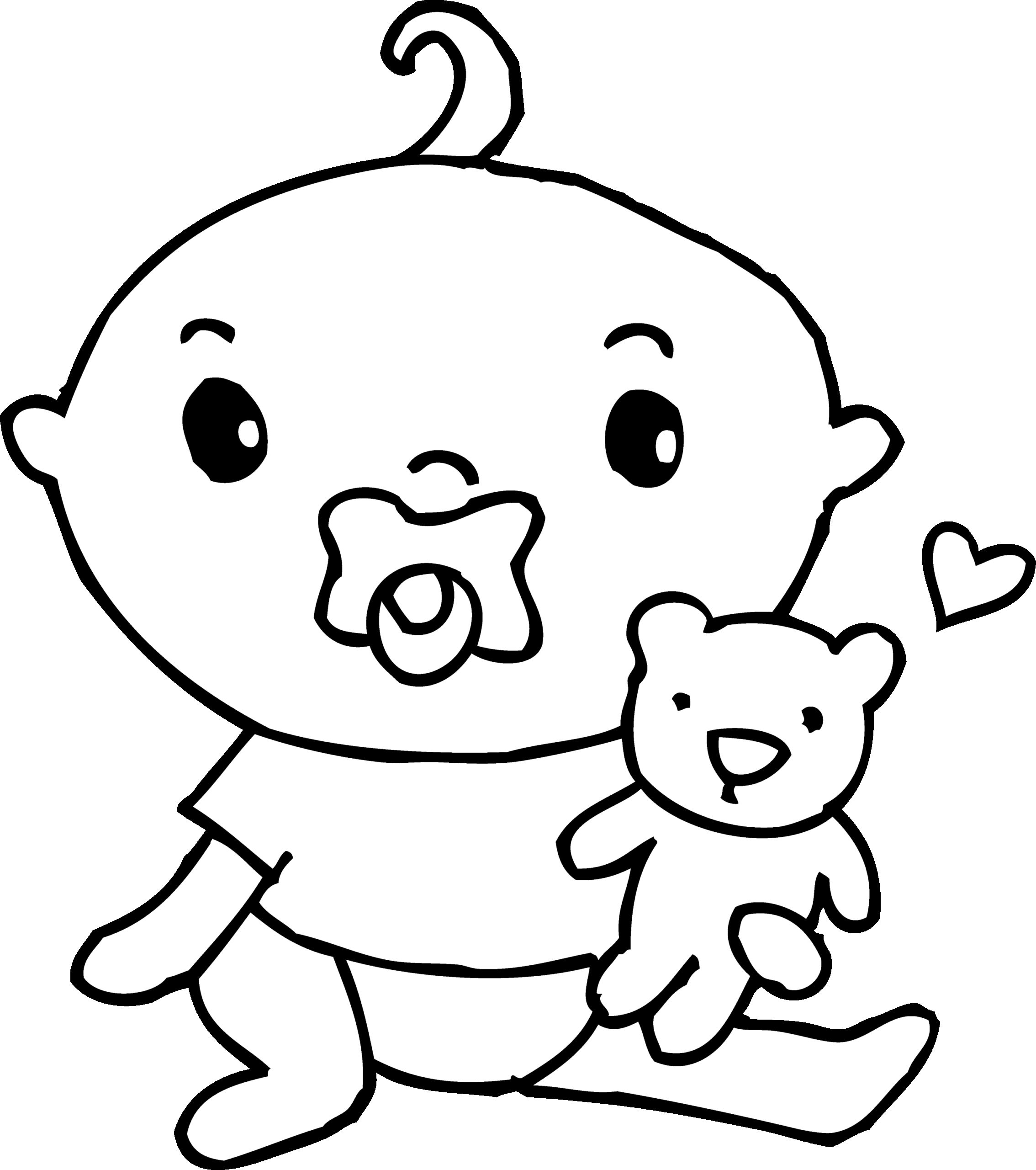 Effortfulg Baby Boy Coloring Pages
