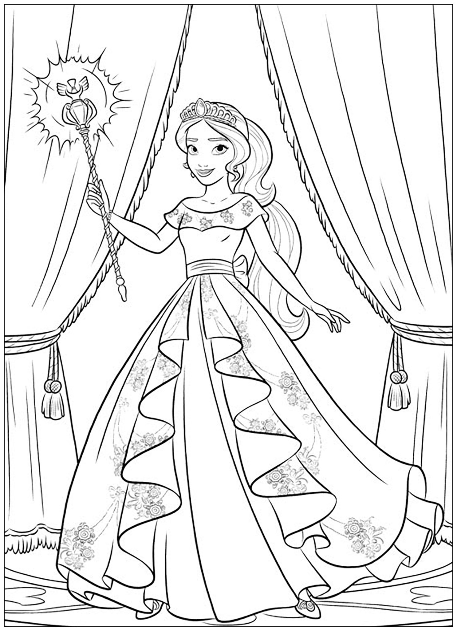 Elena Avalor Coloring Pages