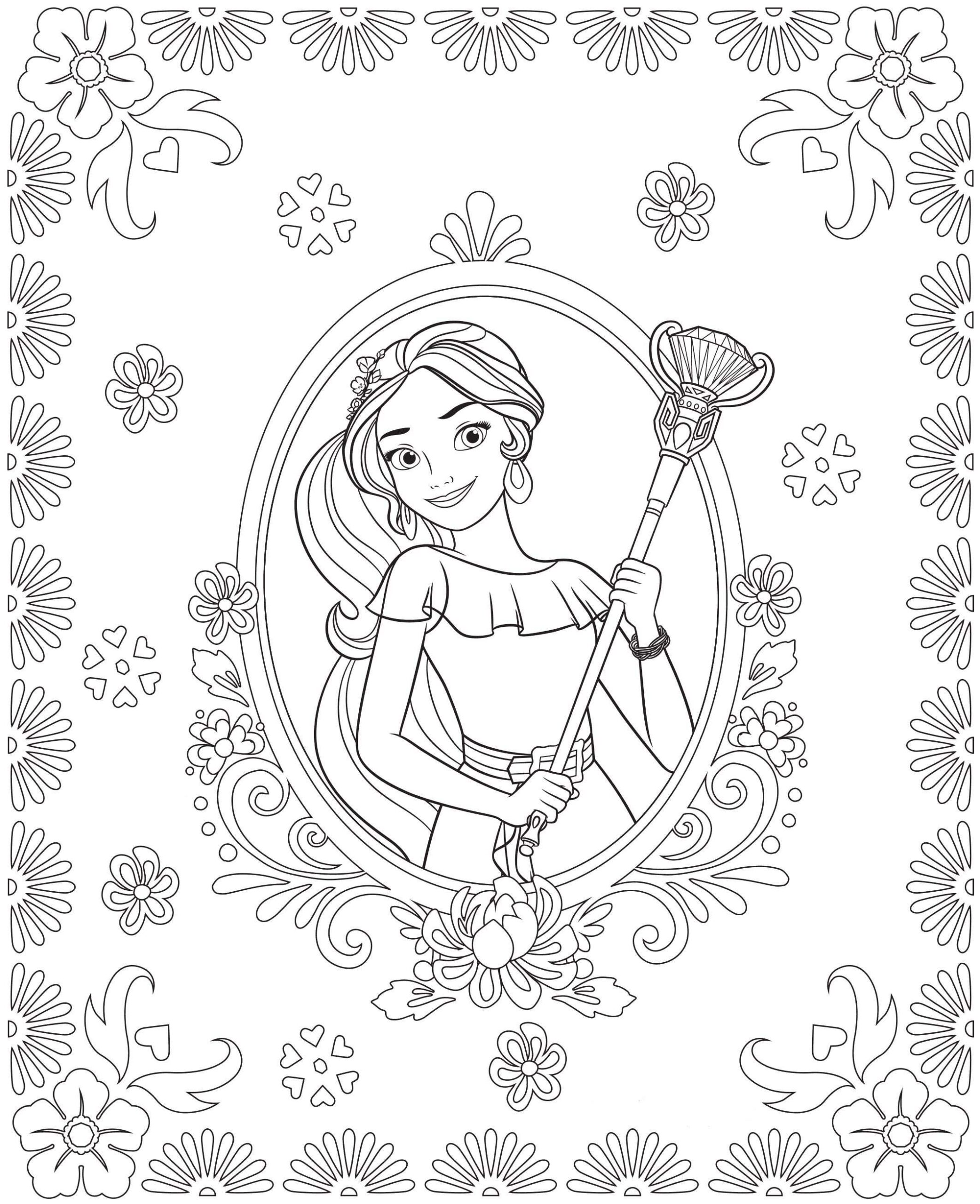 Elena Of Avalor Coloring Pages Best Coloring Pages For Kids