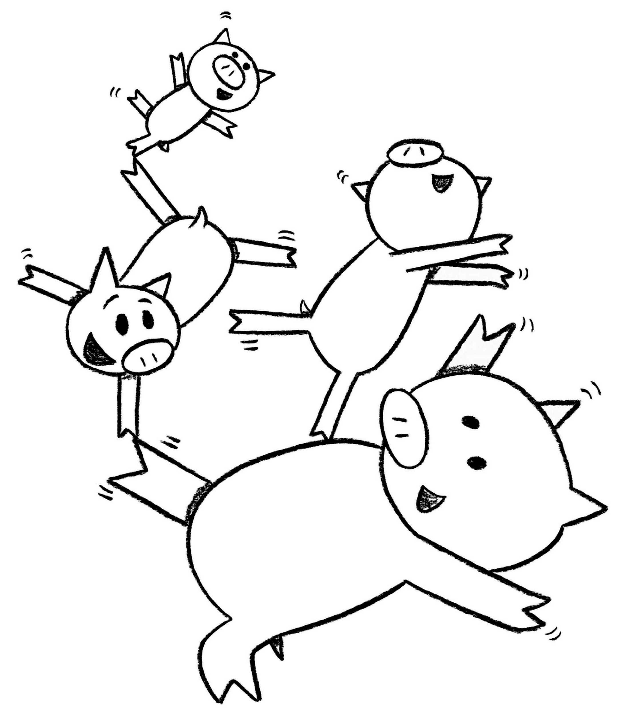 Elephant And Piggie Coloring Pages
