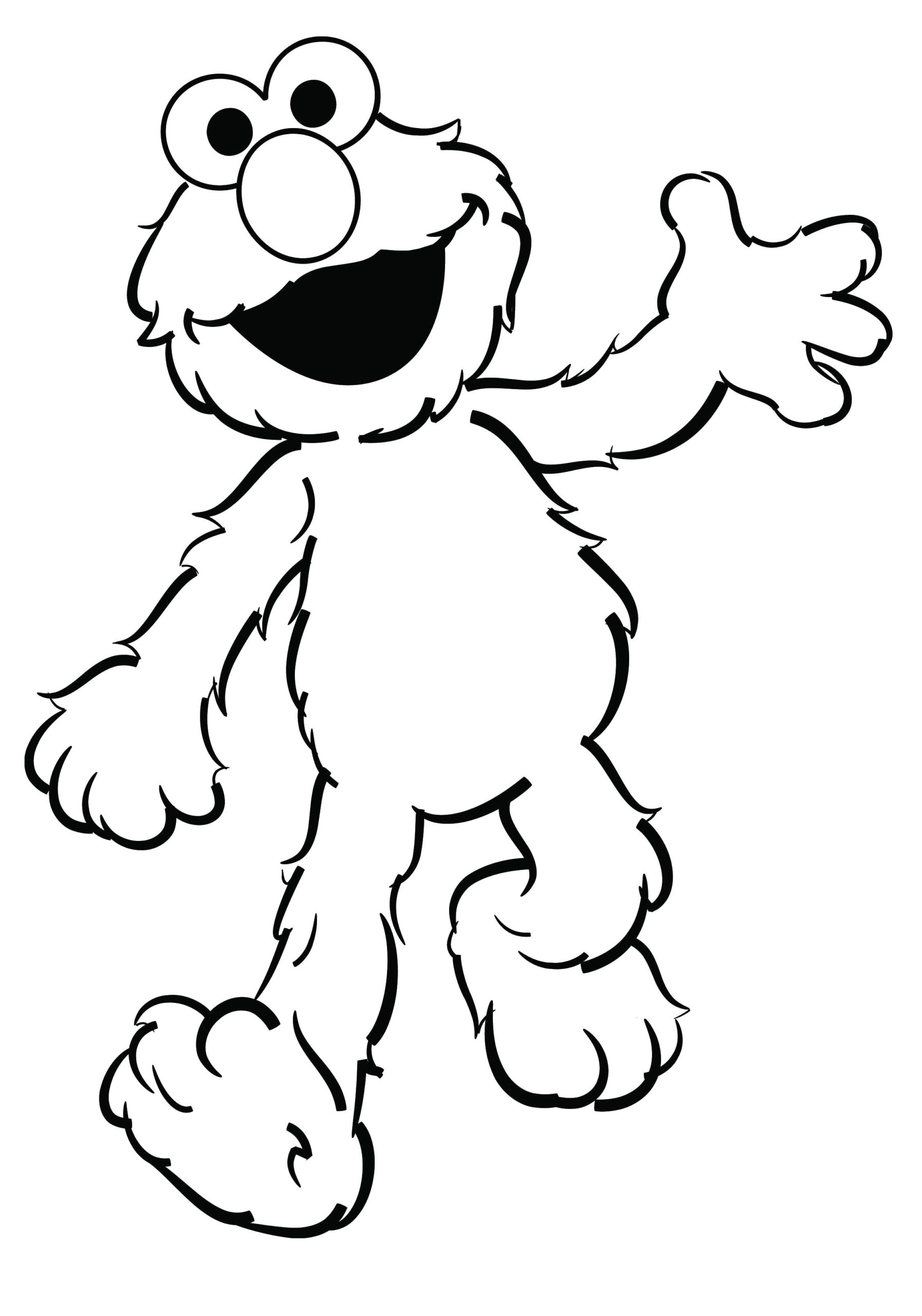 Elmo Coloring Pages To Download And Print For Free
