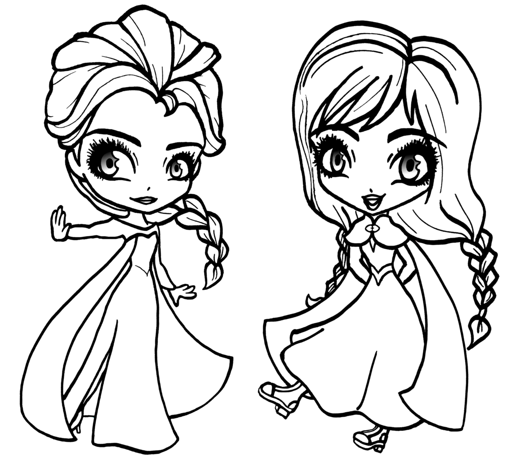 Elsa Anna Coloring Pages At GetColorings Free Printable Colorings Pages To Print And Color
