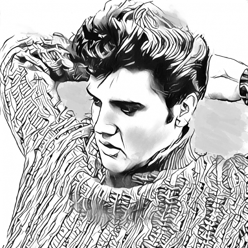 Elvis Presley Coloring Pages