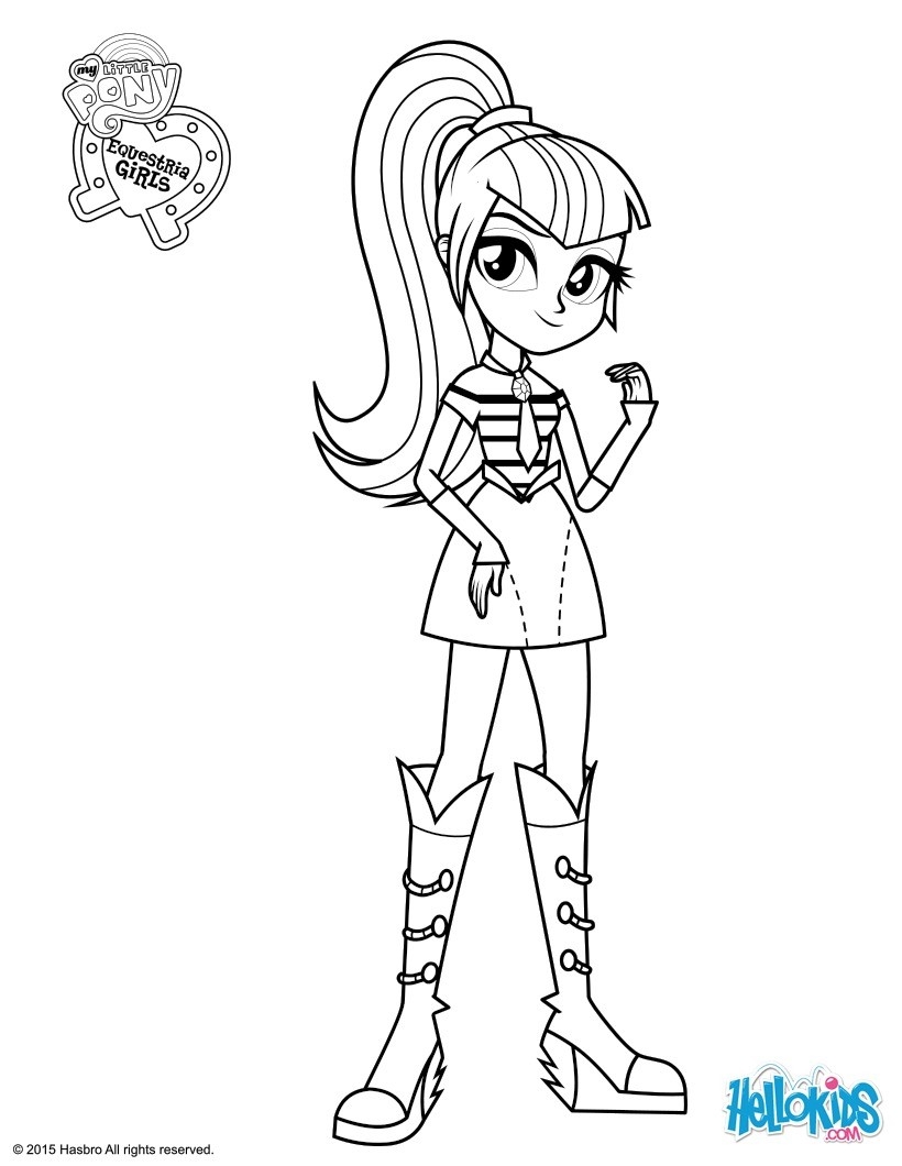 Equestria Girls Coloring Pages To Print