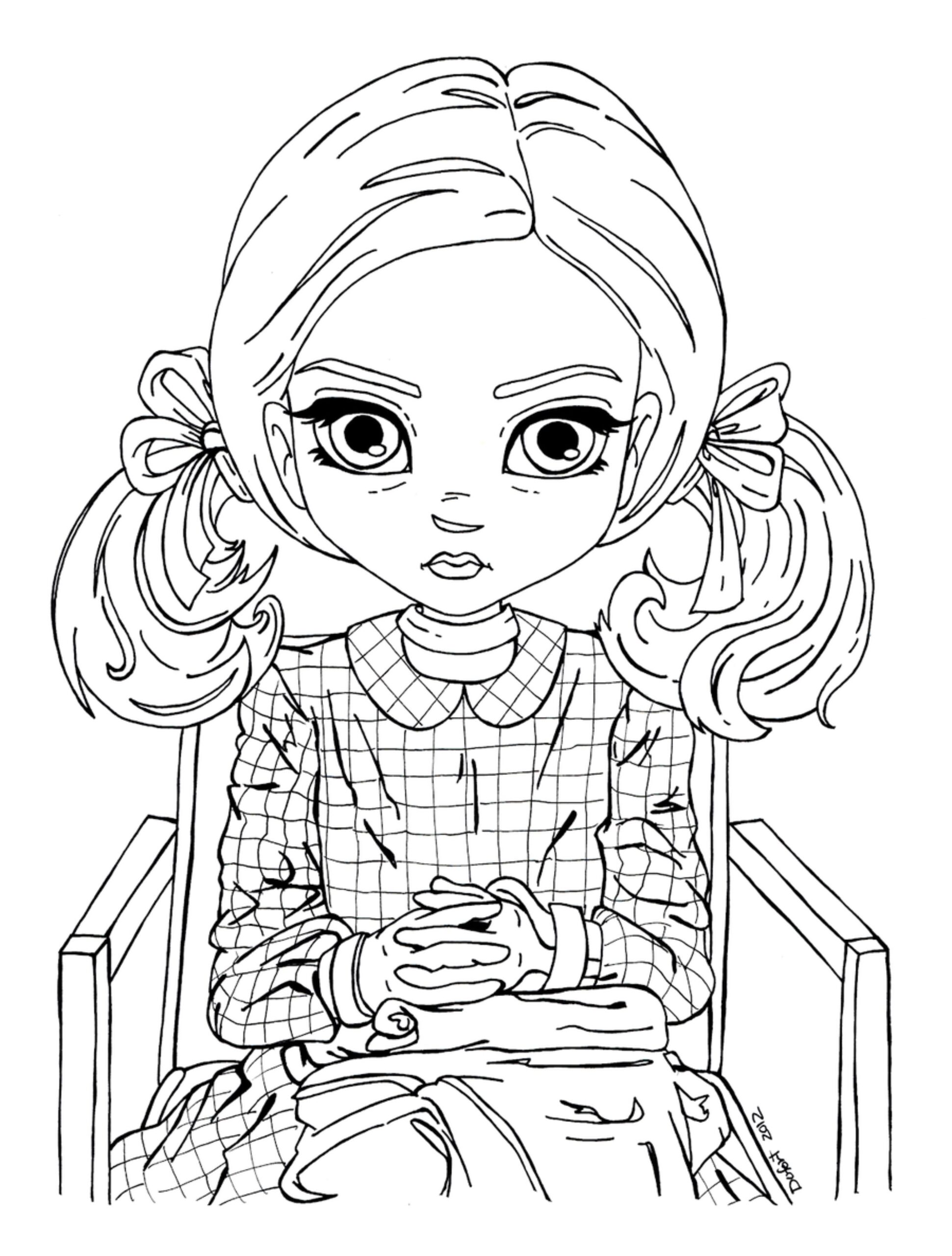 Esther Orphan By JadeDragonne On DeviantArt Coloring Pictures Coloring Books Coloring