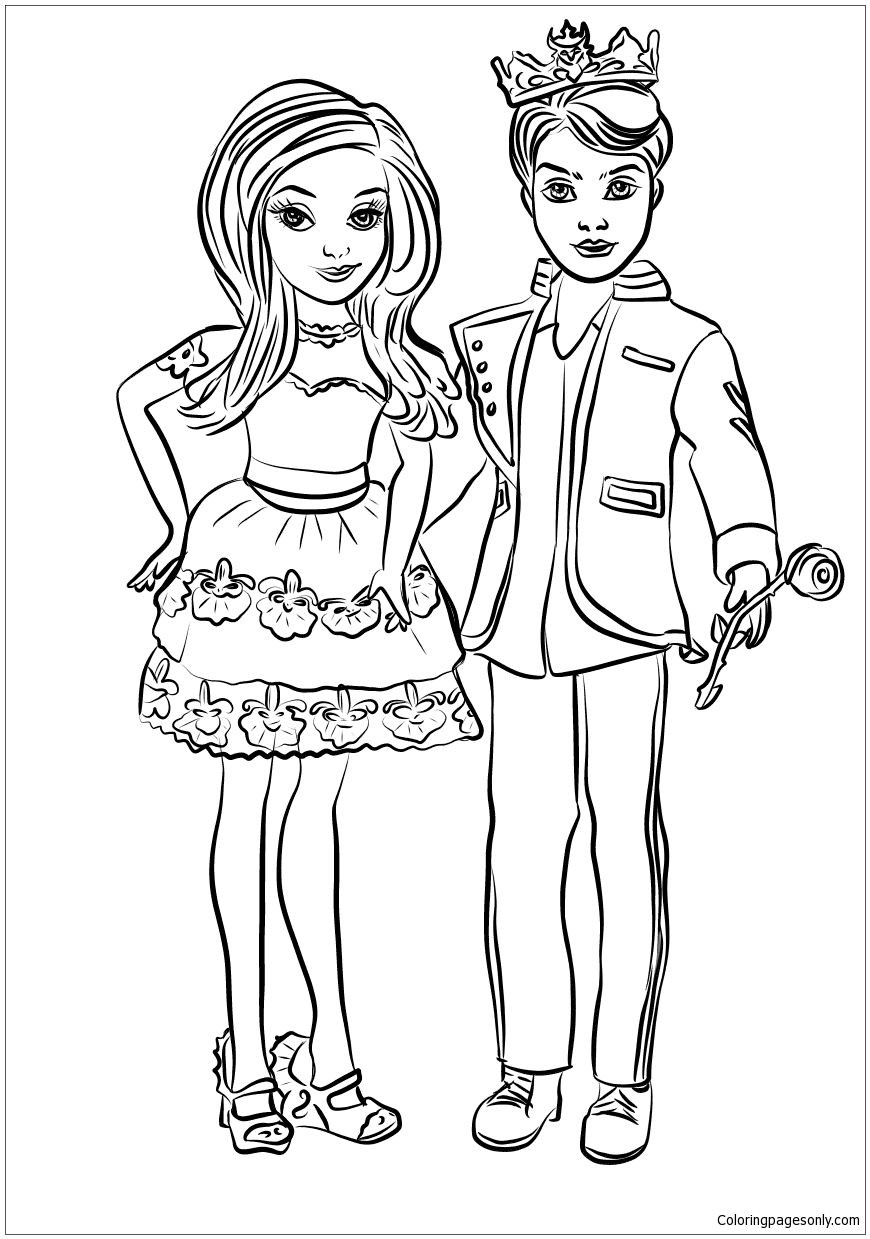 Evie Descendants Coloring Pages At GetColorings Free Printable Colorings Pages To Print