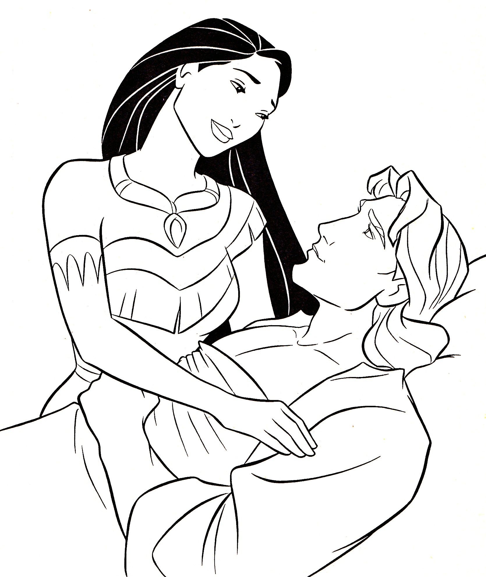 Explore The Marvelous World Of Pocahontas Coloring Pages