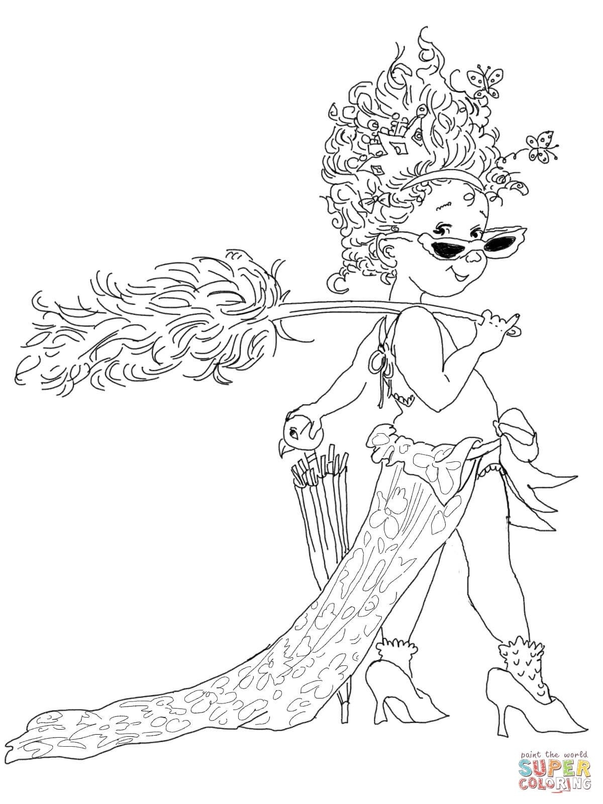 Fancy Nancy Coloring Pages Scenery Mountains