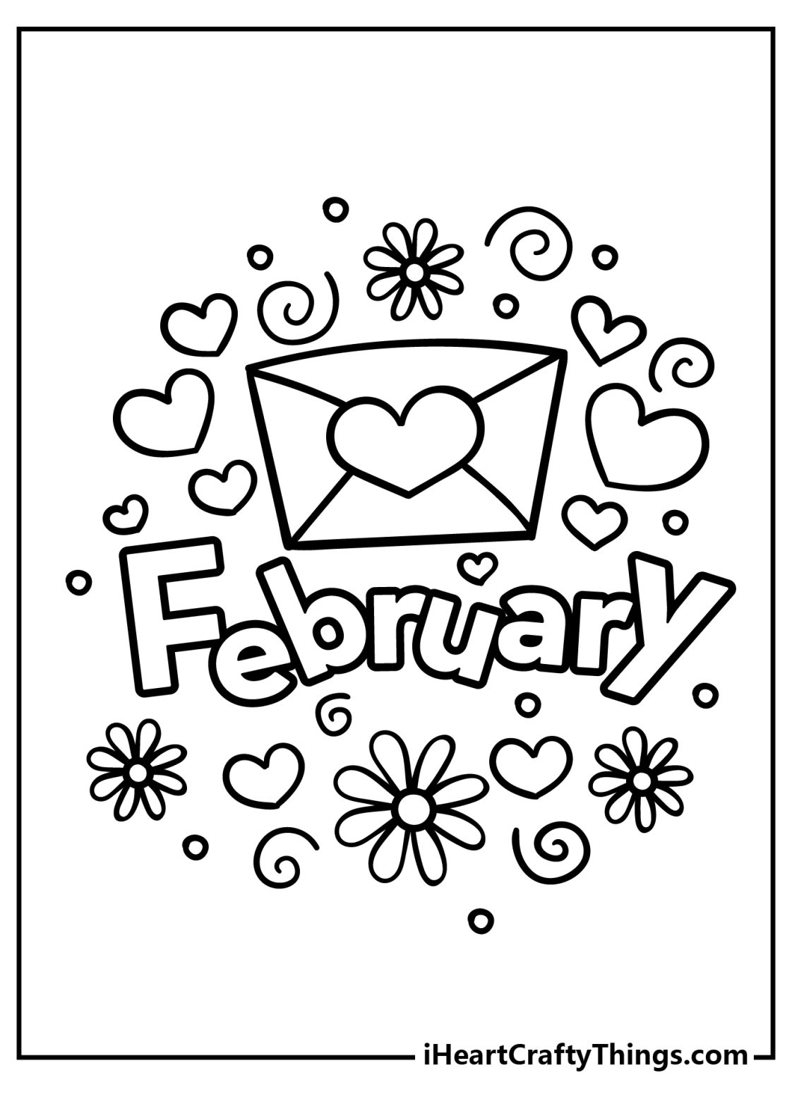 February Coloring Pages 100 Free Printables