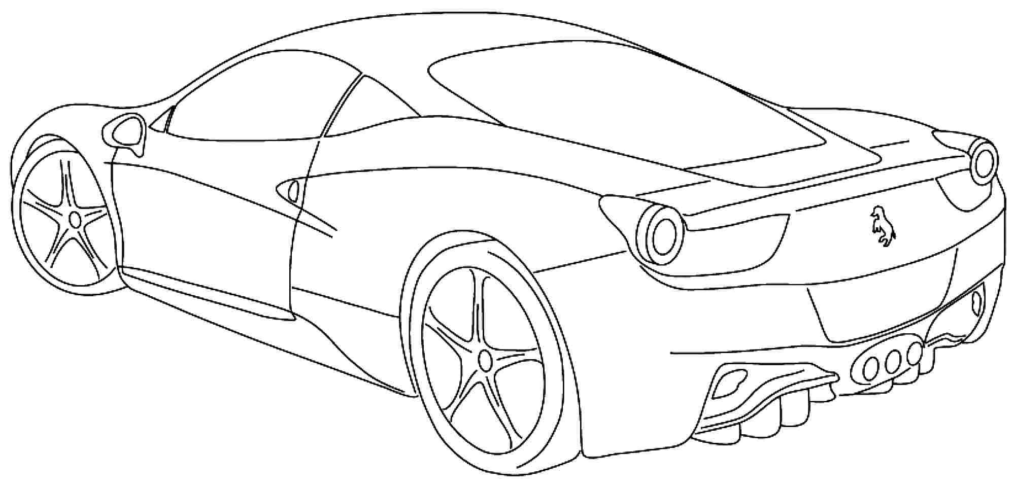 Ferrari Car Coloring Pages At GetColorings Free Printable Colorings Pages To Print And Color