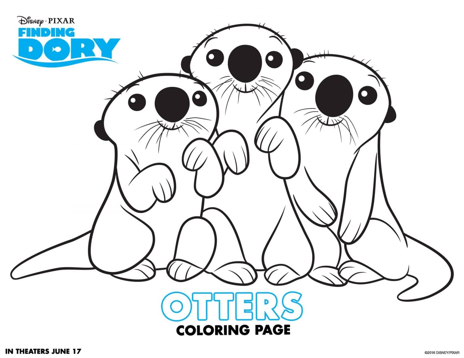 Finding Dory Coloring Pages And Activity Sheets Crazy Adventures In Parenting