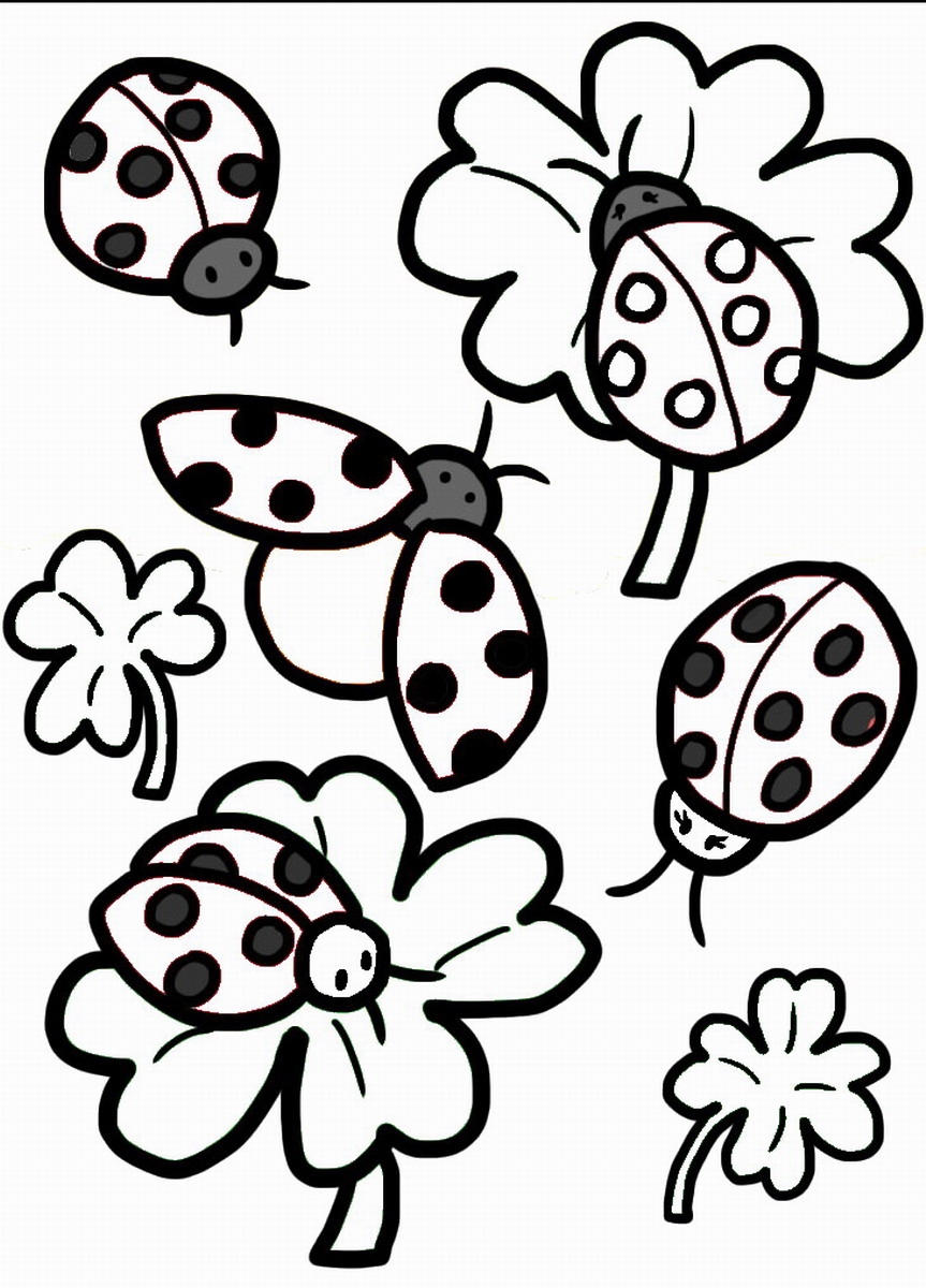 Finest Ladybug Printable Coloring Pages With Lady Bug Coloring Page