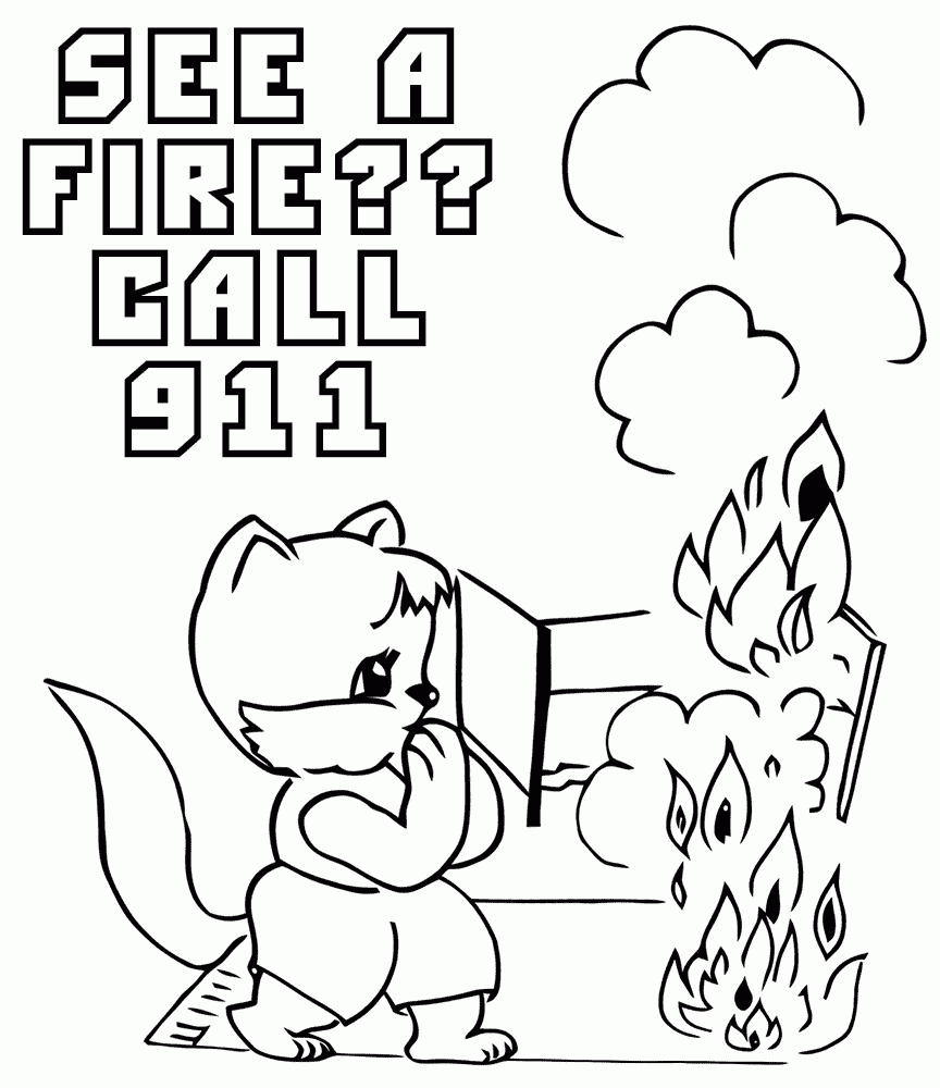 Fire Coloring Pages Best Coloring Pages For Kids