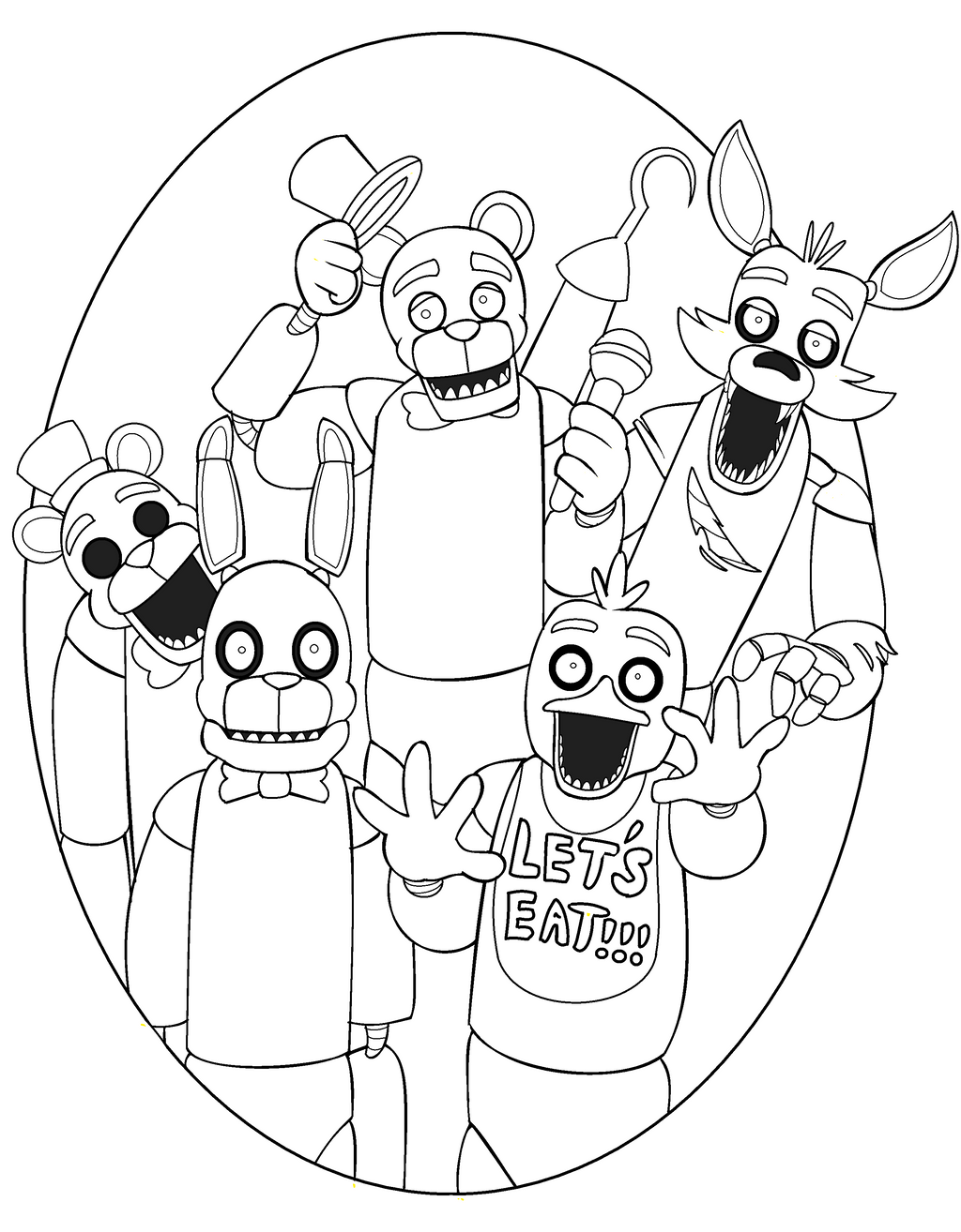 Freddy Coloring Pages Printable