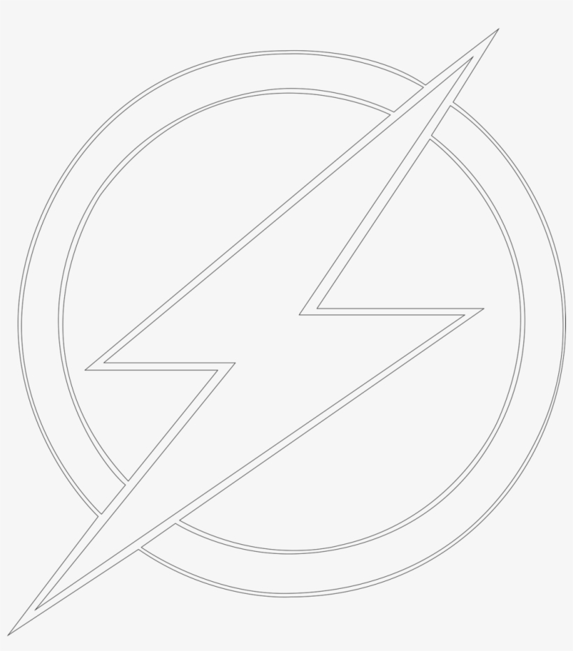 Flash Symbol Coloring Pages