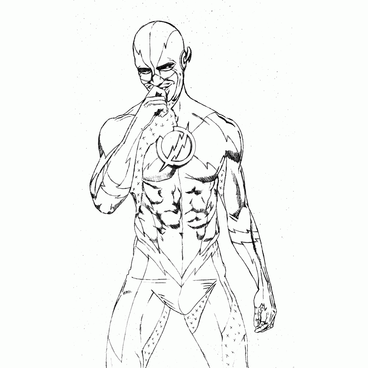 Flash Superhero Printable Coloring Pages Coloring Home
