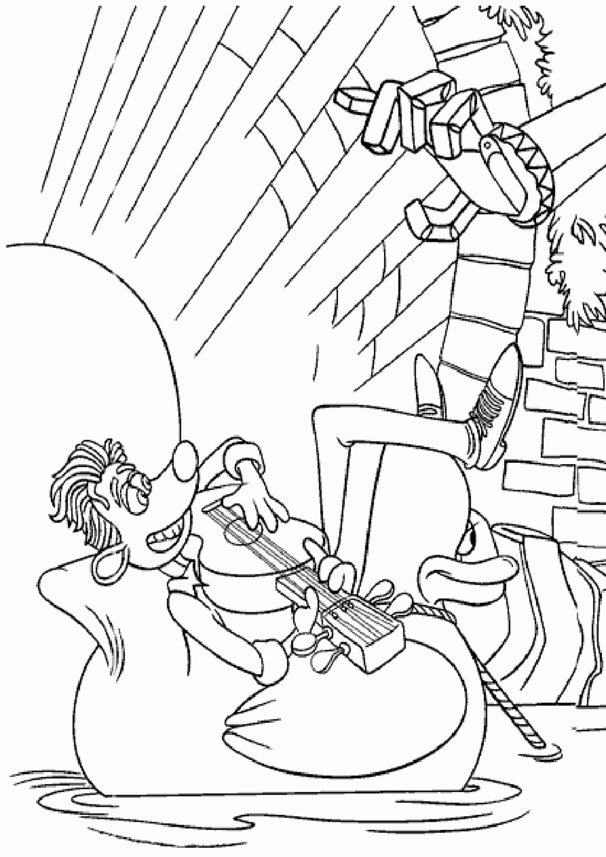 Flushed Away Color Pages