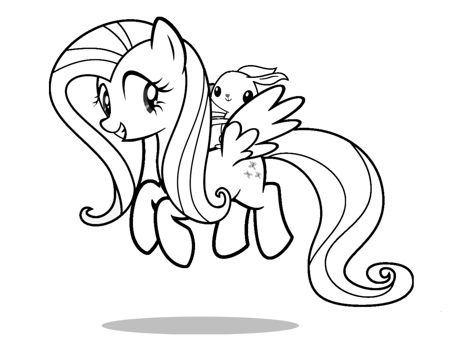 Fluttershy Coloring Pages Best Coloring Pages For Kids