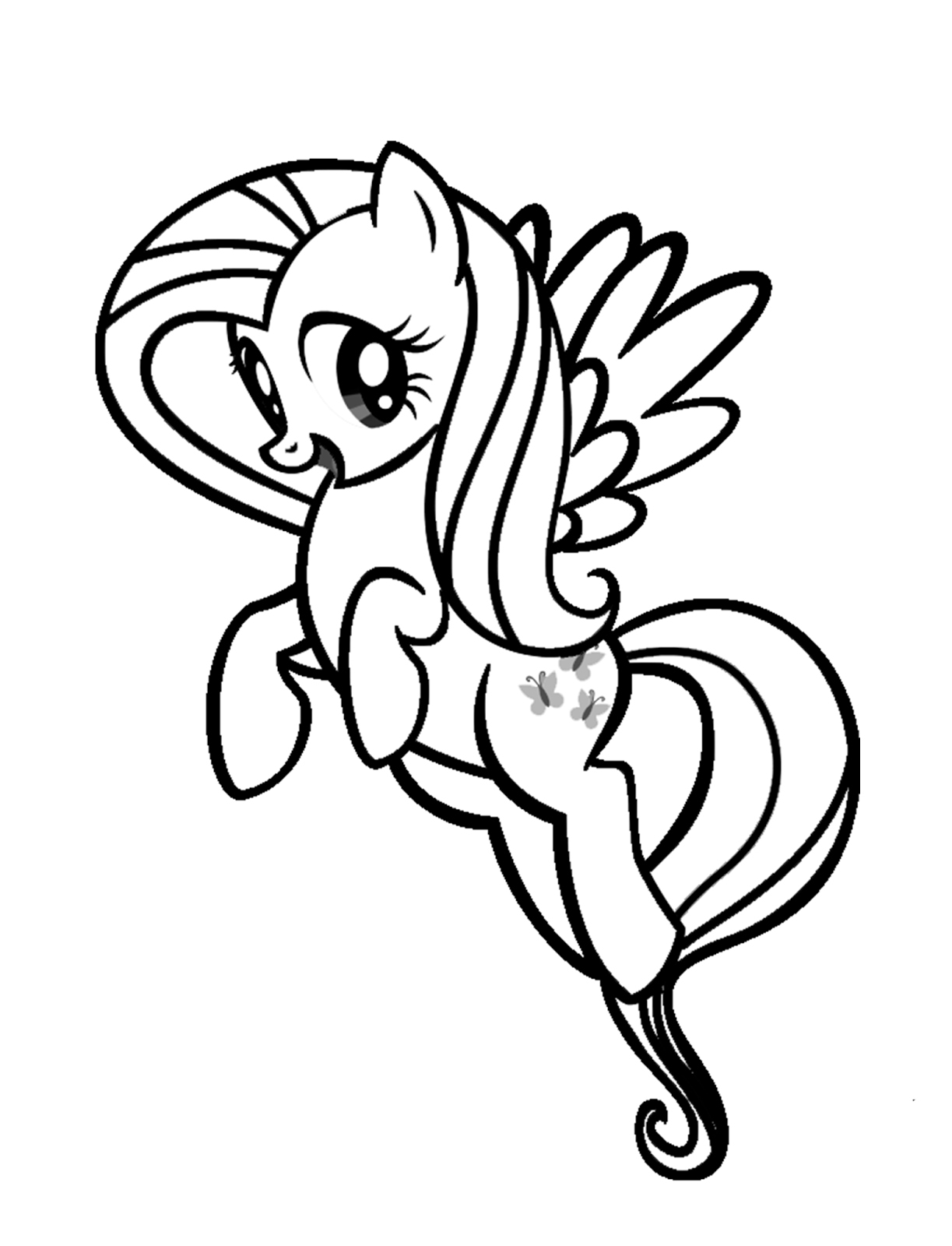Fluttershy Coloring Pages Best Coloring Pages For Kids
