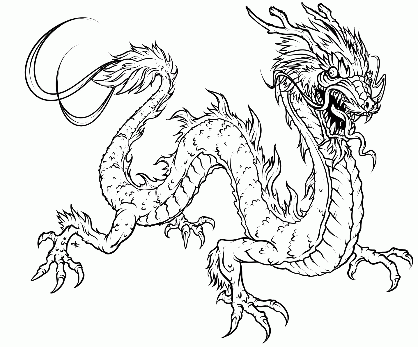 Flying Dragon Adult Coloring Pages Printable 3020 Dragon Adult Coloring Home