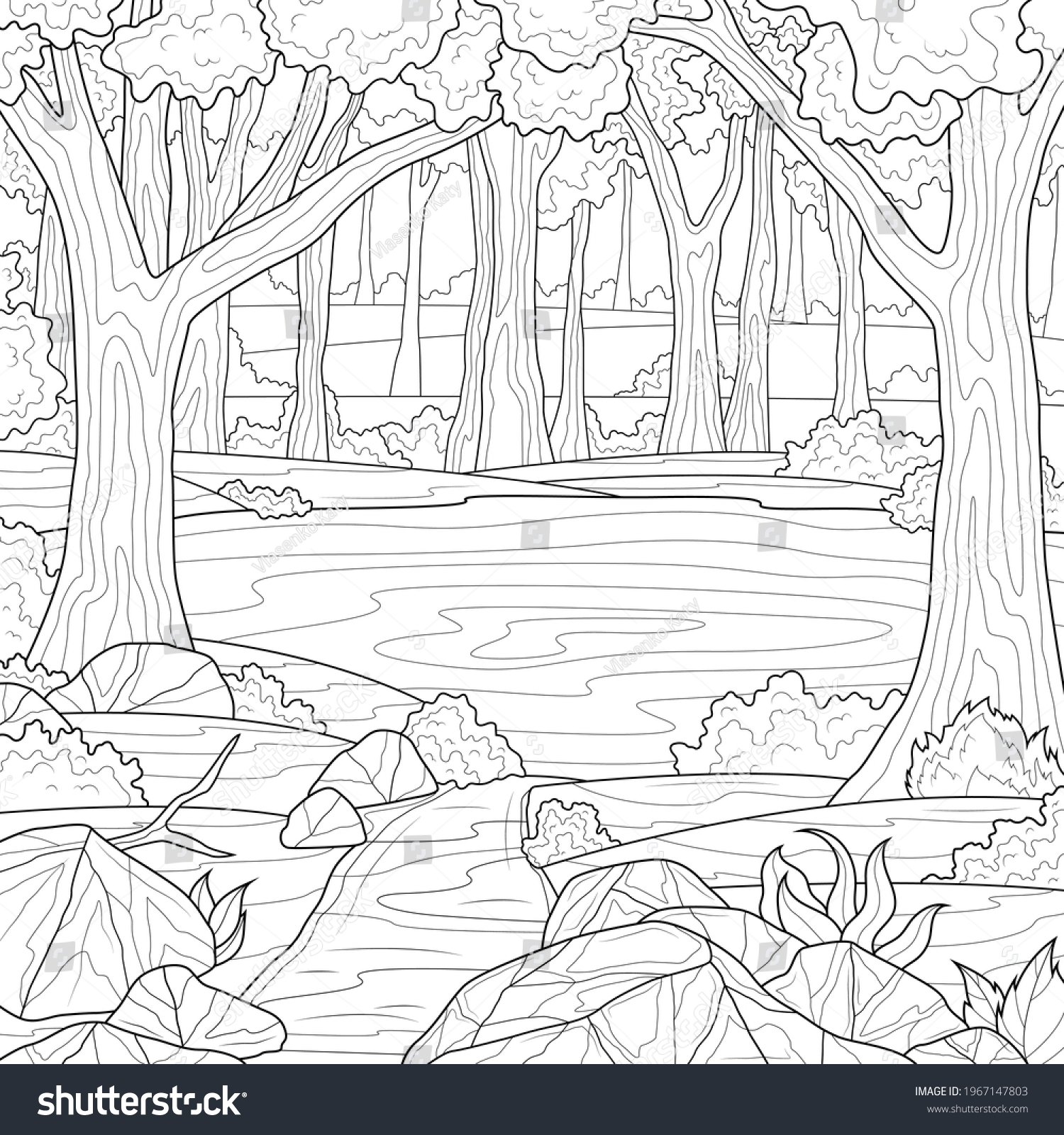Forest Coloring Pages