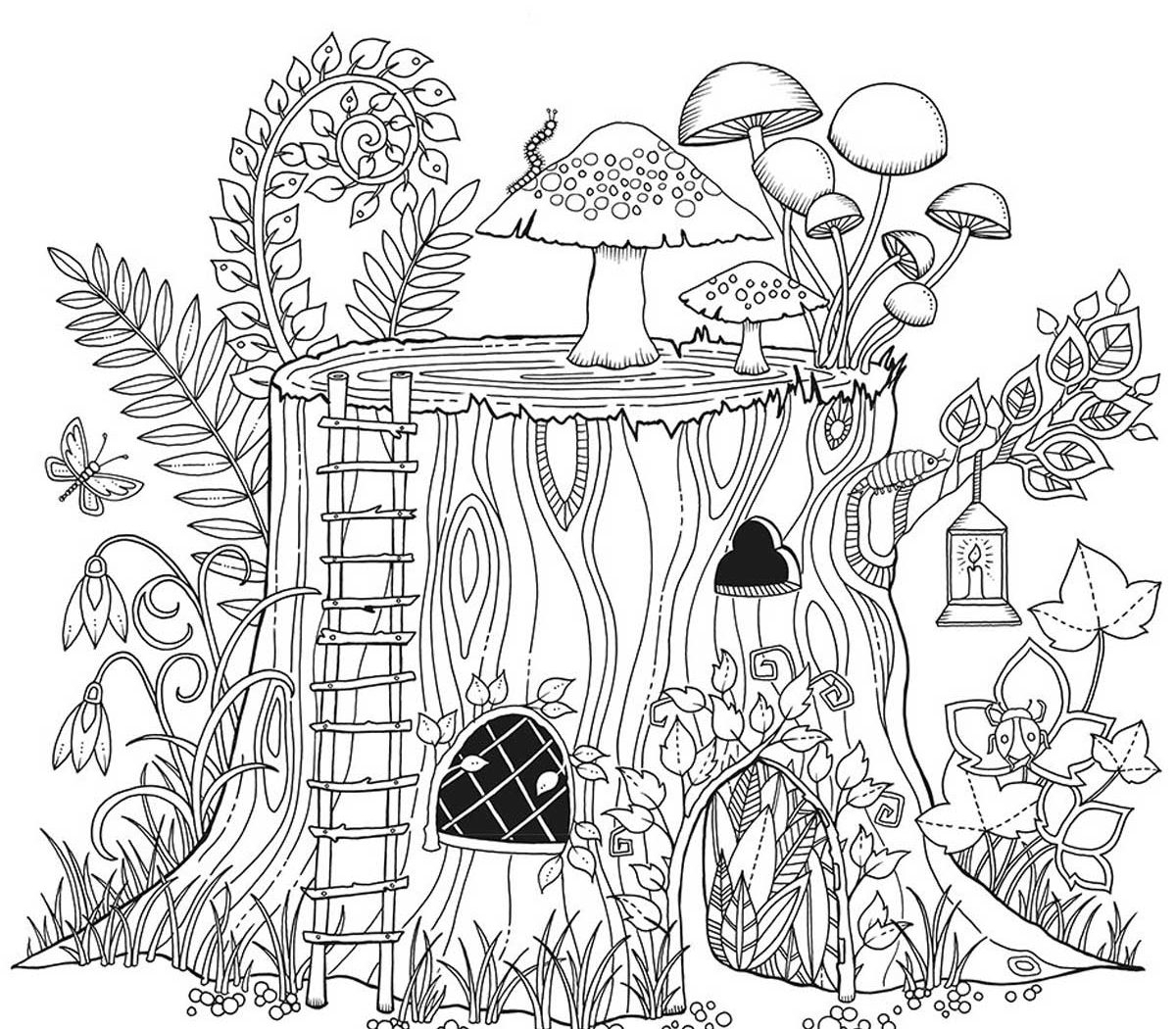 Forest Coloring Pages